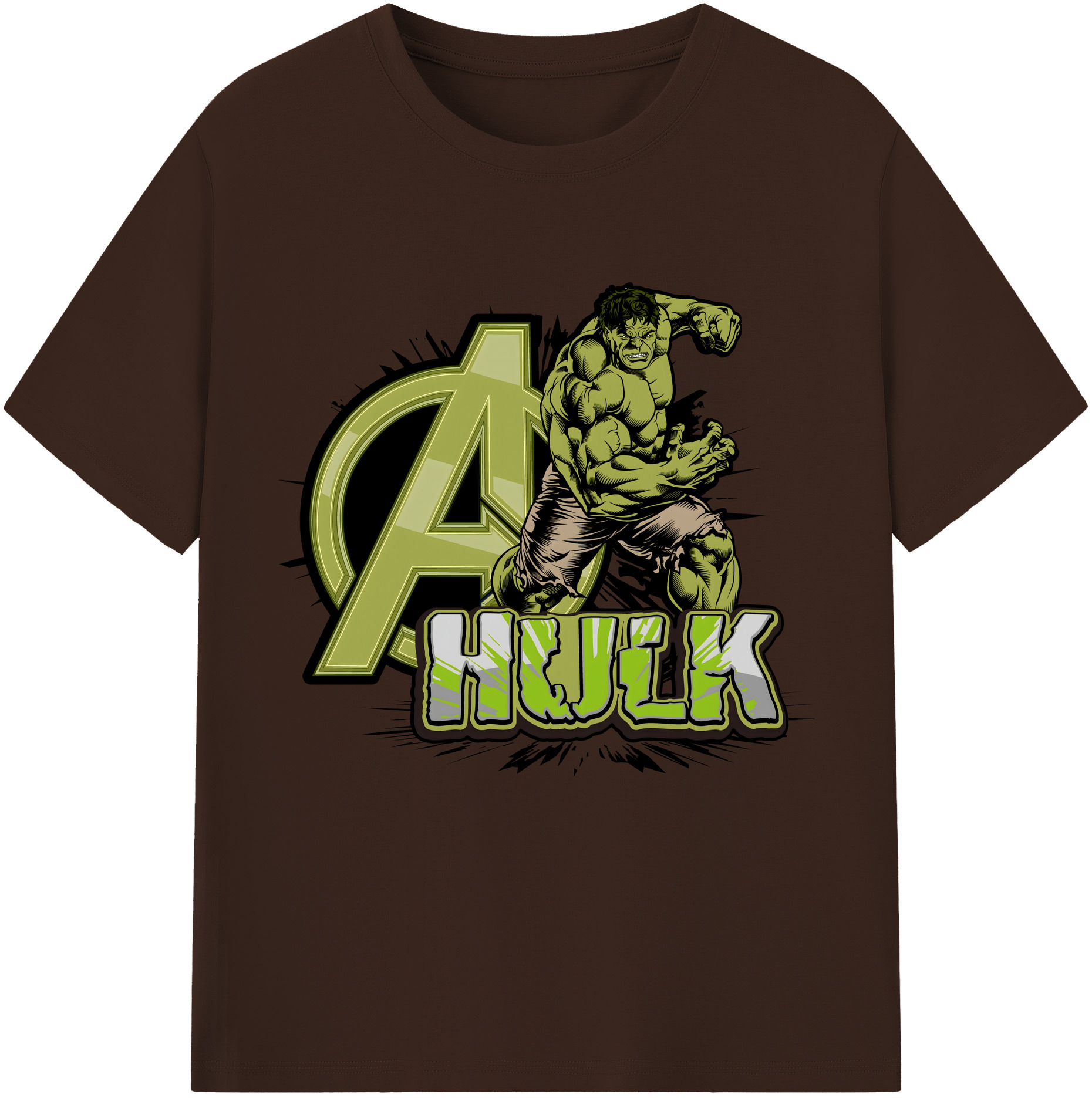 （画像用） アベンジャーズ The Avengers 綿100％半袖Tシャツ（フロントプリント）
