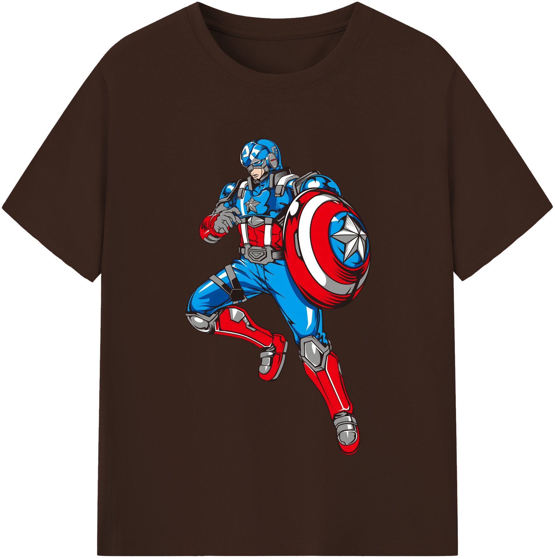 （画像用） アベンジャーズ The Avengers 綿100％半袖Tシャツ（フロントプリント）
