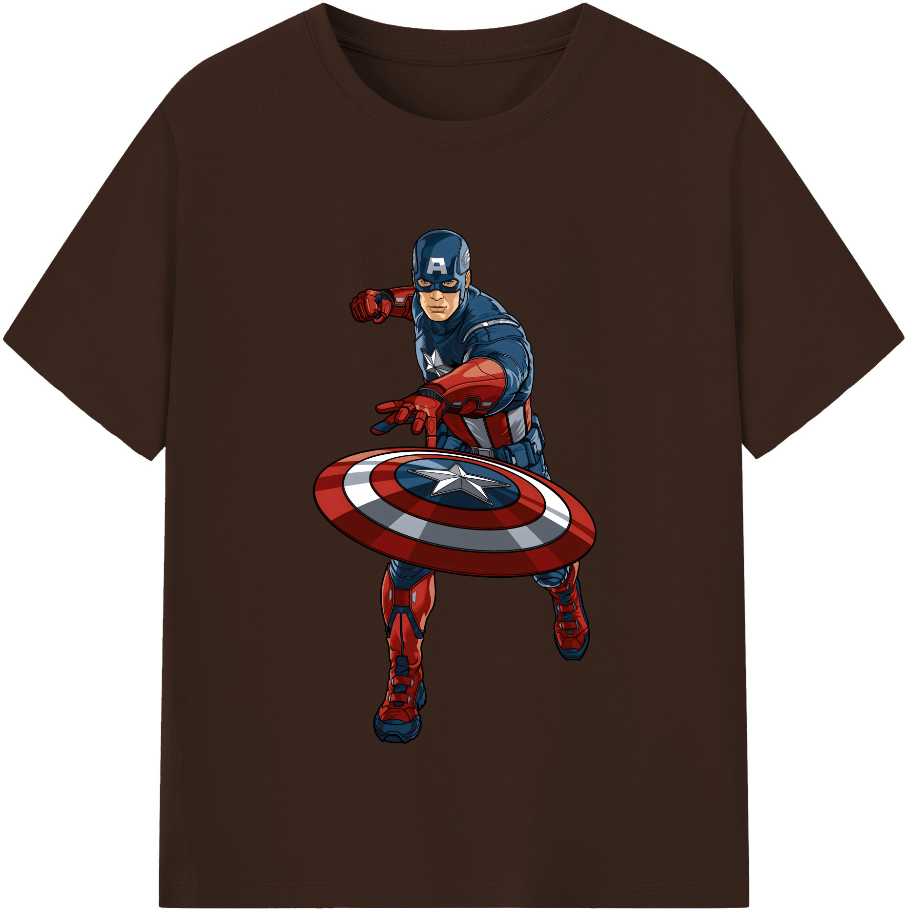 （画像用） アベンジャーズ The Avengers 綿100％半袖Tシャツ（フロントプリント）