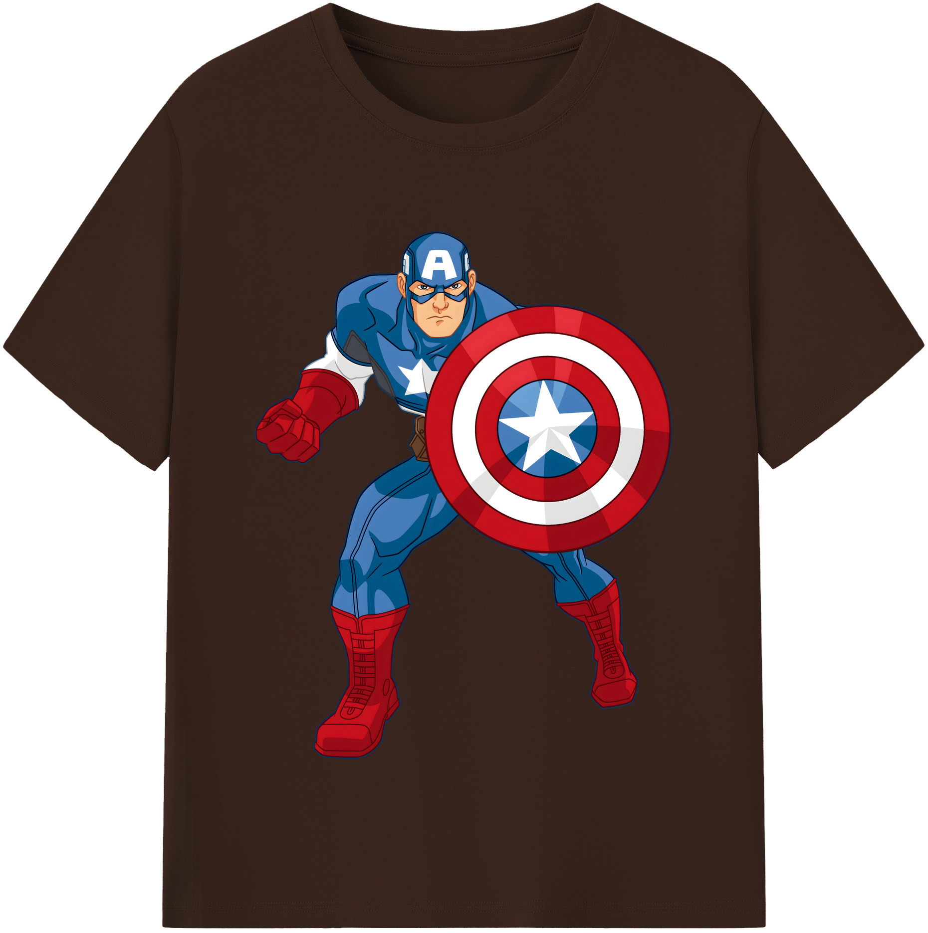 （画像用） アベンジャーズ The Avengers 綿100％半袖Tシャツ（フロントプリント）