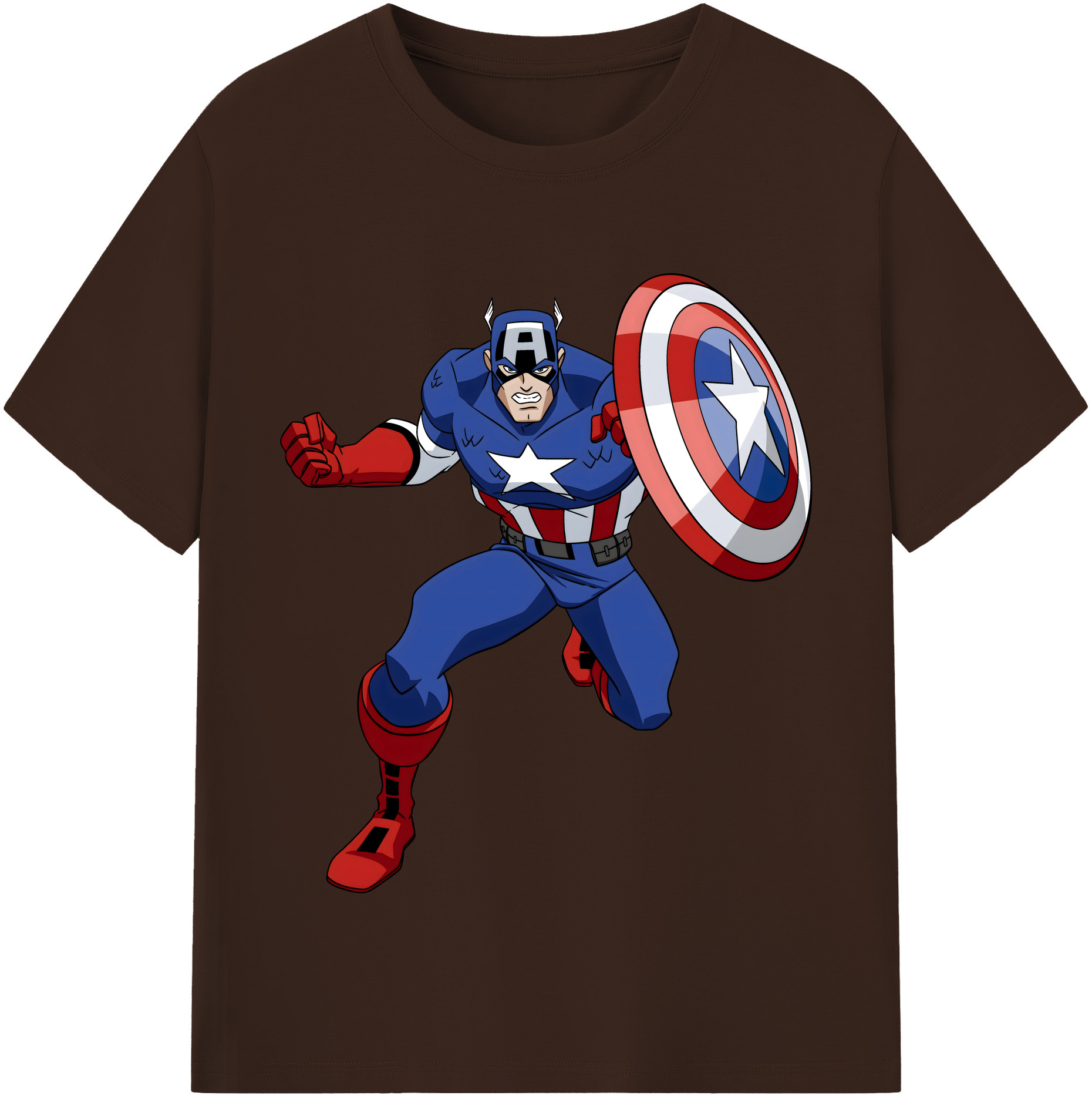 （画像用） アベンジャーズ The Avengers 綿100％半袖Tシャツ（フロントプリント）