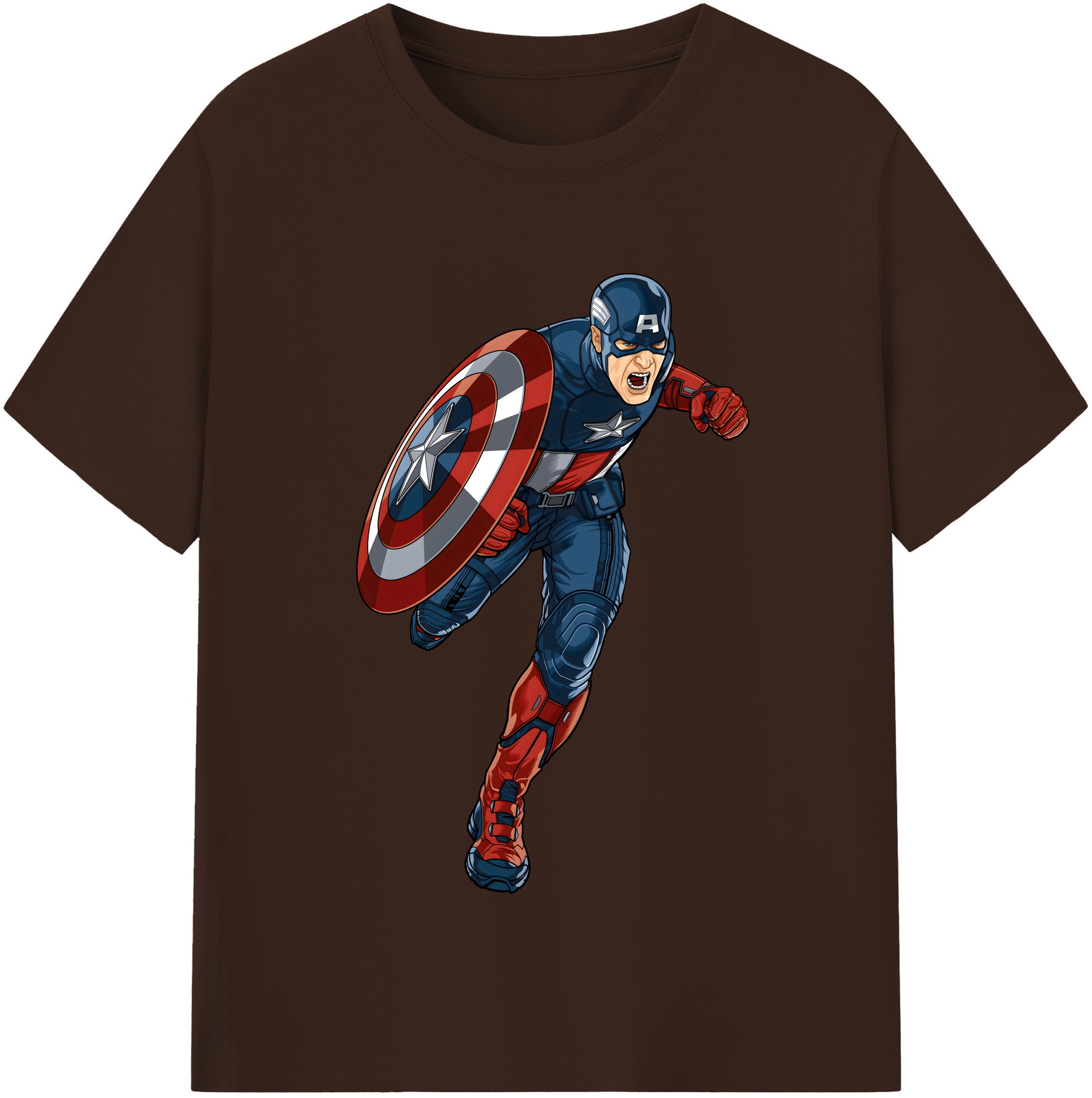 （画像用） アベンジャーズ The Avengers 綿100％半袖Tシャツ（フロントプリント）