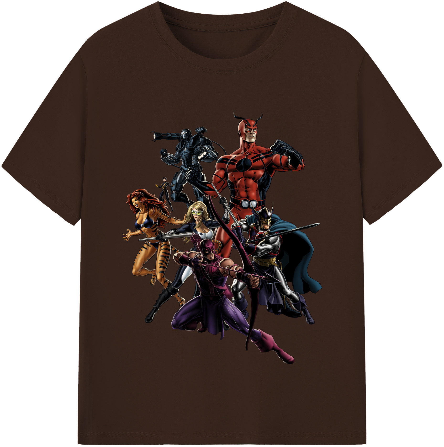 （画像用） アベンジャーズ The Avengers 綿100％半袖Tシャツ（フロントプリント）