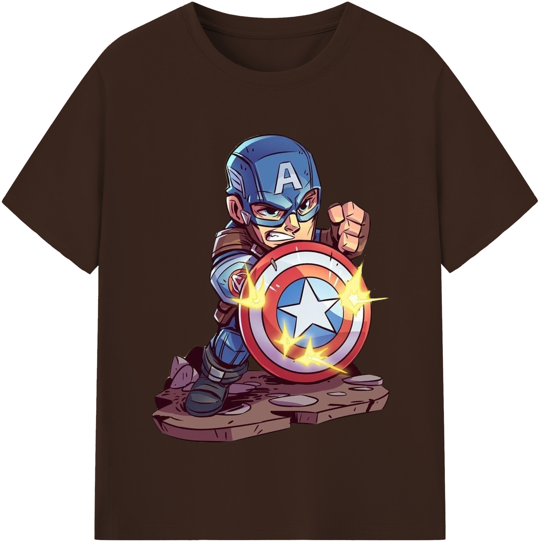（画像用） アベンジャーズ The Avengers 綿100％半袖Tシャツ（フロントプリント）