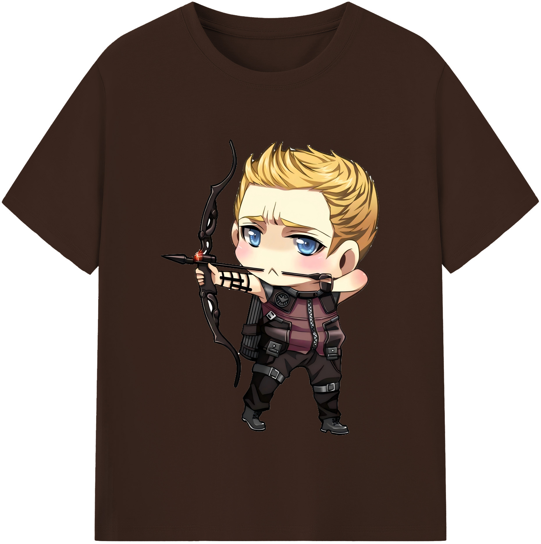 （画像用） アベンジャーズ The Avengers 綿100％半袖Tシャツ（フロントプリント）