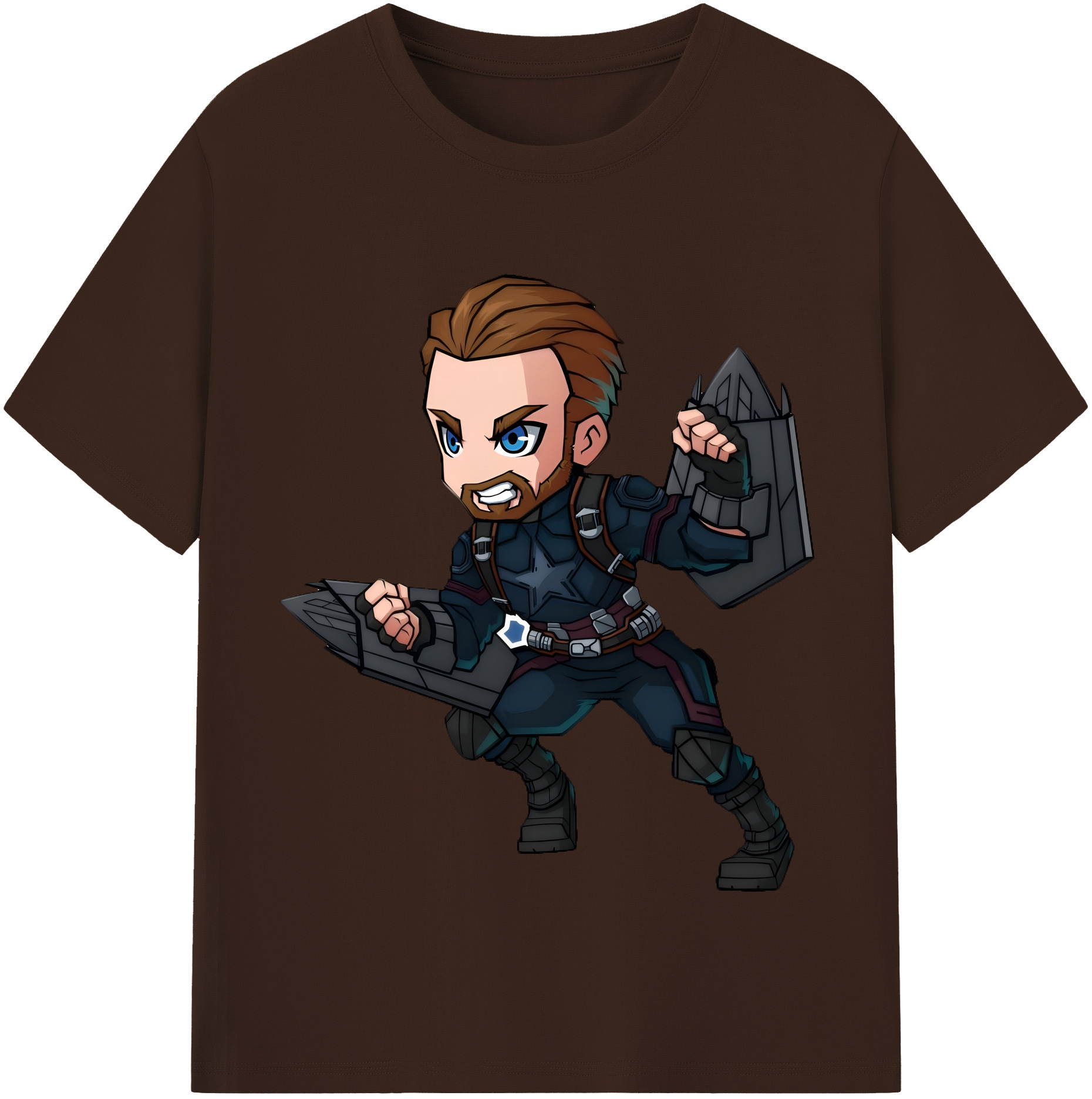 （画像用） アベンジャーズ The Avengers 綿100％半袖Tシャツ（フロントプリント）