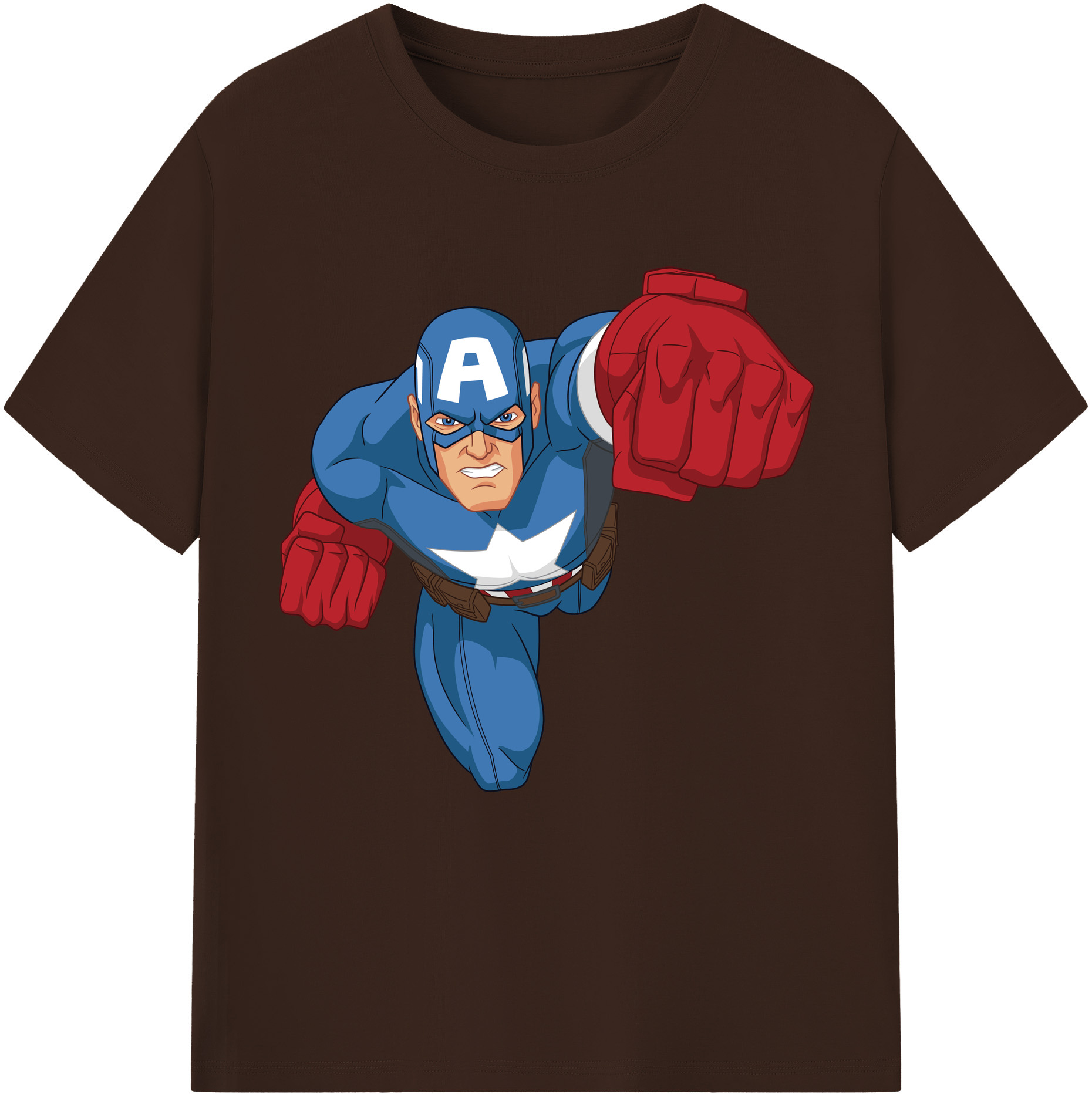 （画像用） アベンジャーズ The Avengers 綿100％半袖Tシャツ（フロントプリント）
