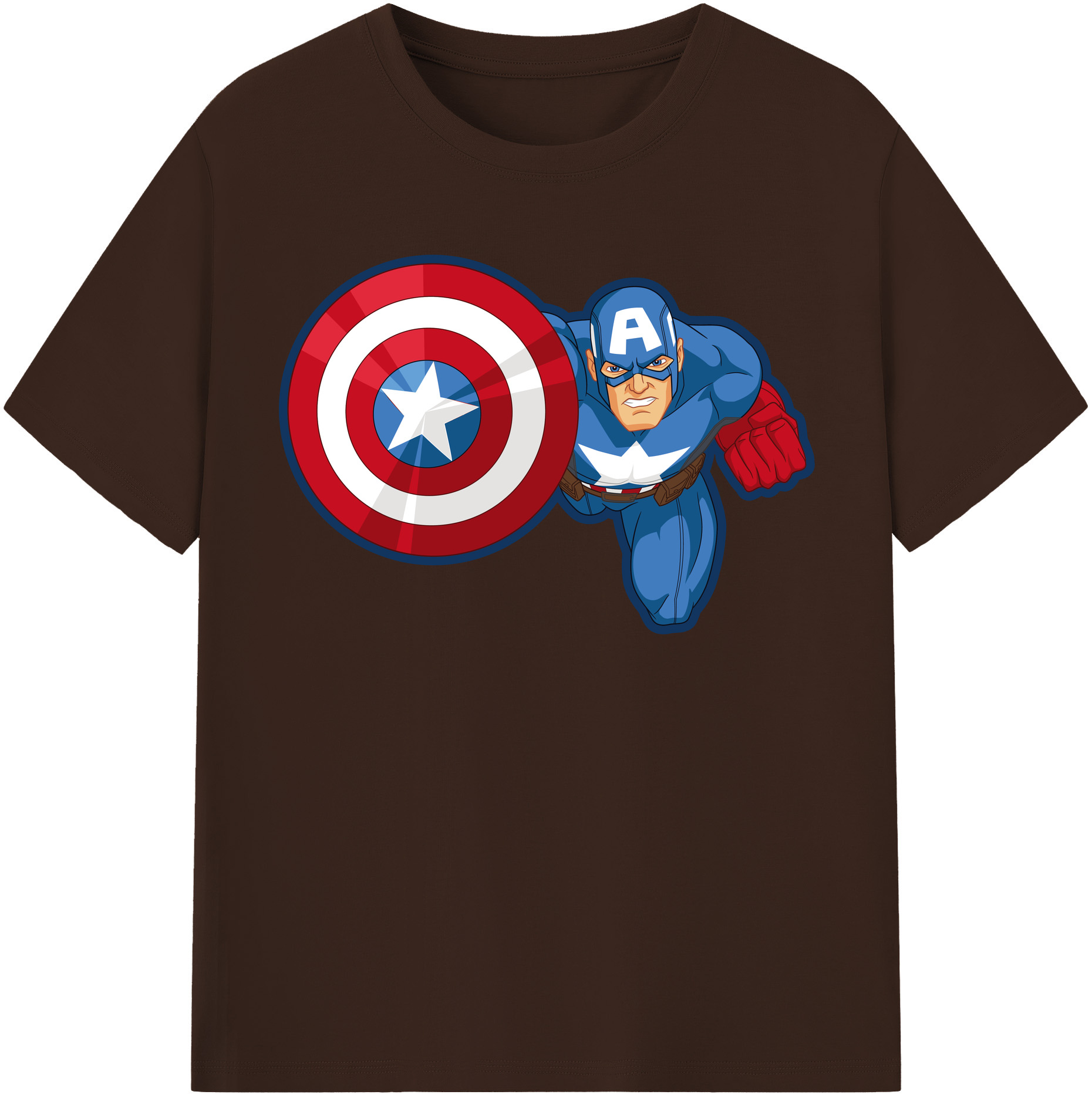 （画像用） アベンジャーズ The Avengers 綿100％半袖Tシャツ（フロントプリント）