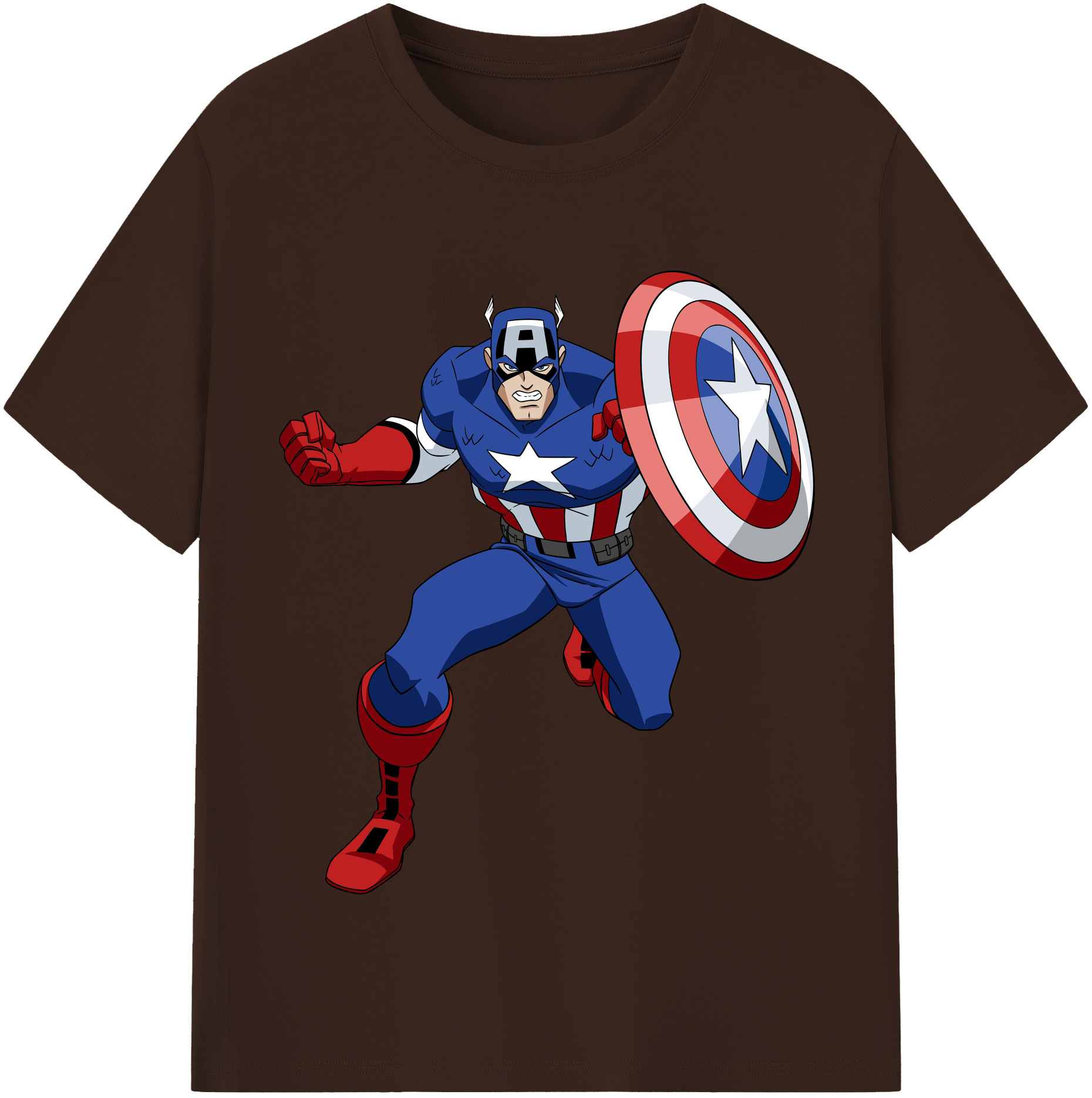 （画像用） アベンジャーズ The Avengers 綿100％半袖Tシャツ（フロントプリント）