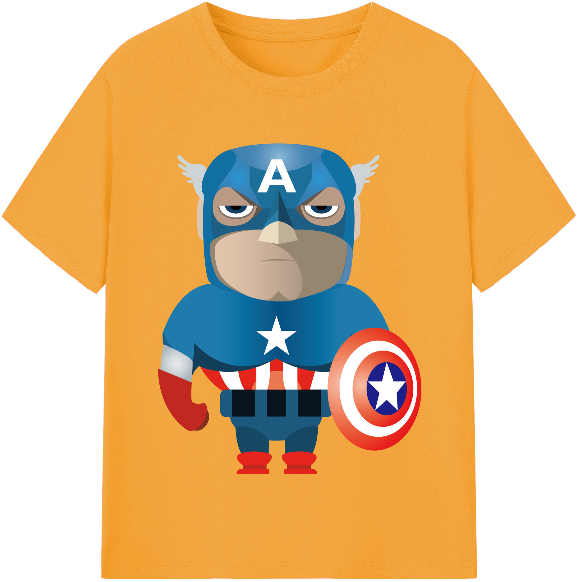 （画像用） アベンジャーズ The Avengers 綿100％半袖Tシャツ（フロントプリント）