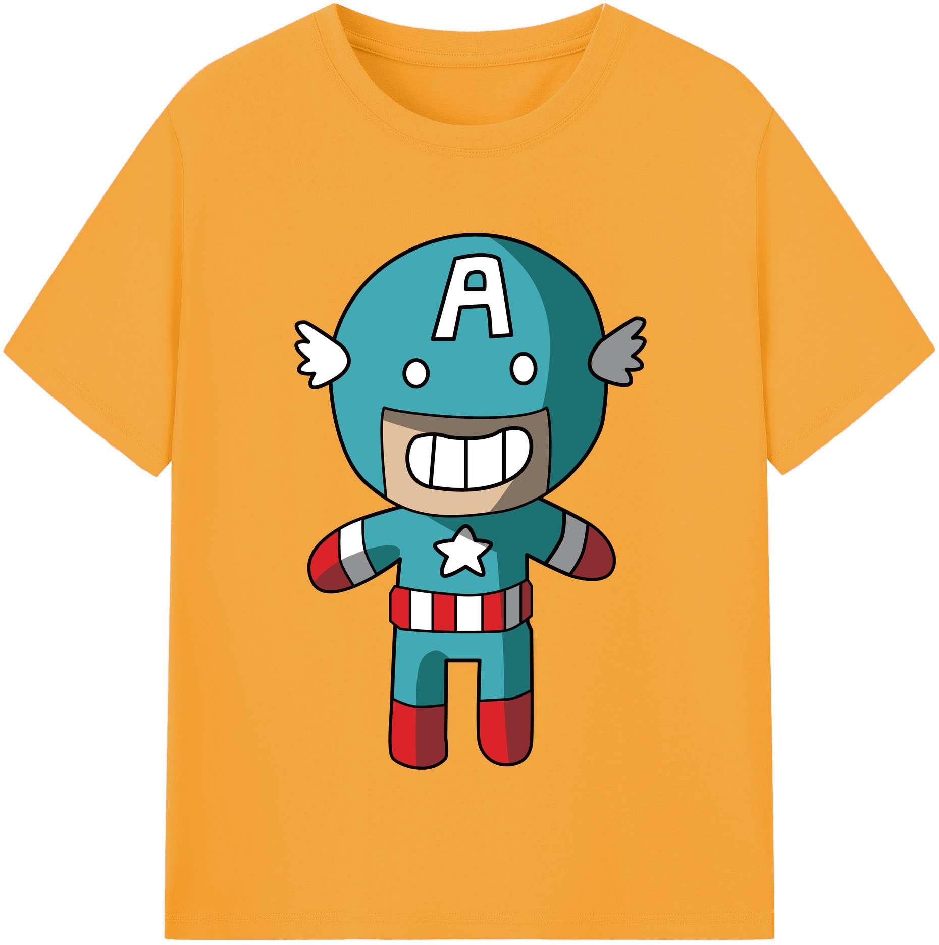 （画像用） アベンジャーズ The Avengers 綿100％半袖Tシャツ（フロントプリント）