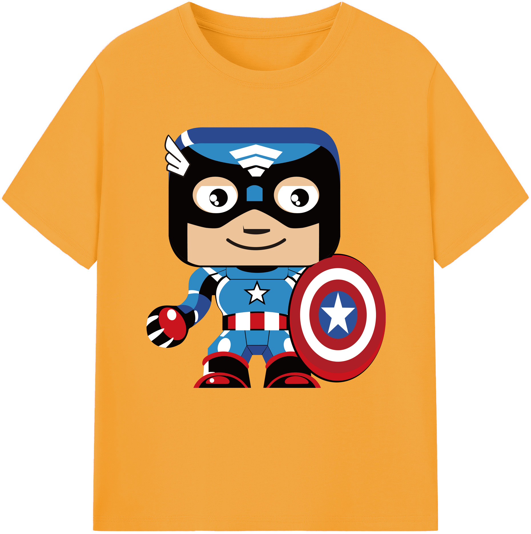 （画像用） アベンジャーズ The Avengers 綿100％半袖Tシャツ（フロントプリント）