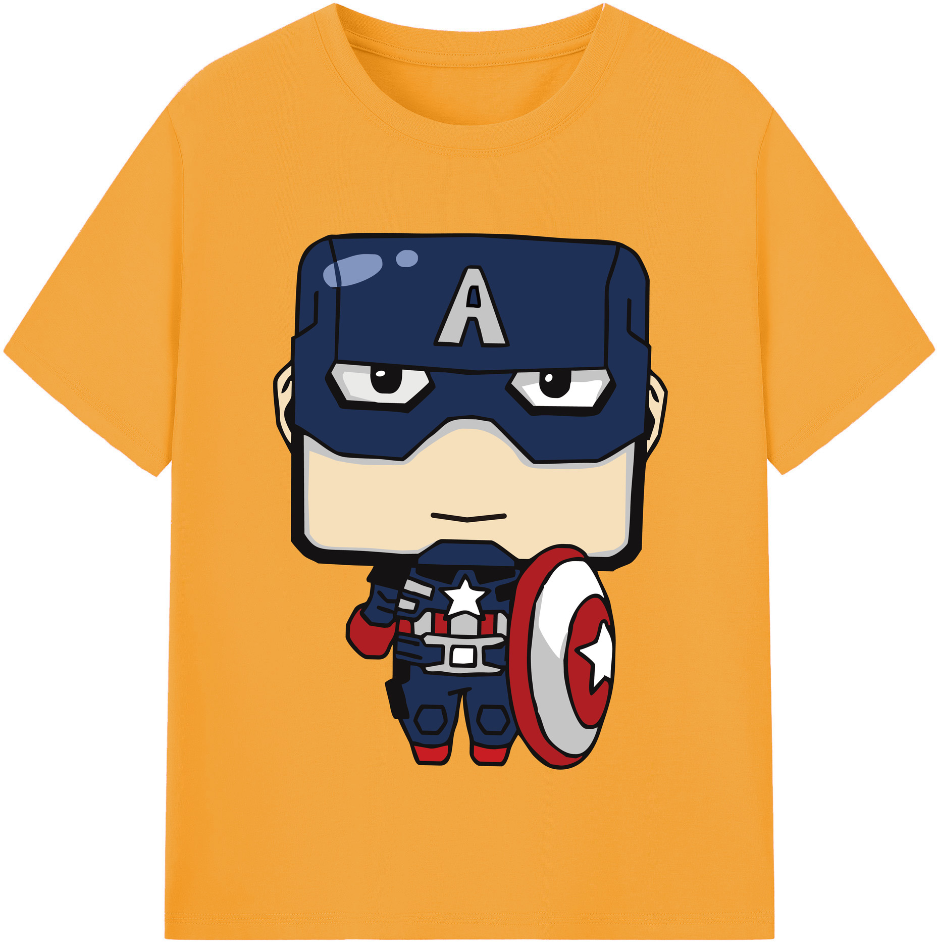 （画像用） アベンジャーズ The Avengers 綿100％半袖Tシャツ（フロントプリント）
