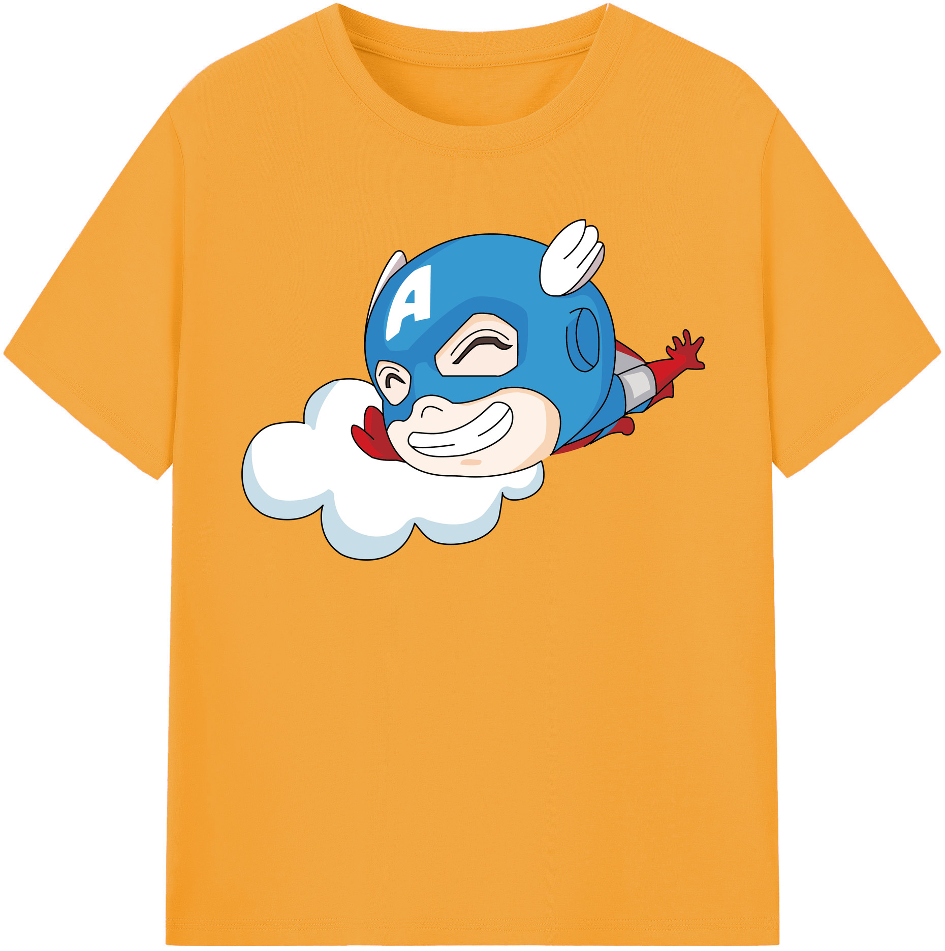（画像用） アベンジャーズ The Avengers 綿100％半袖Tシャツ（フロントプリント）