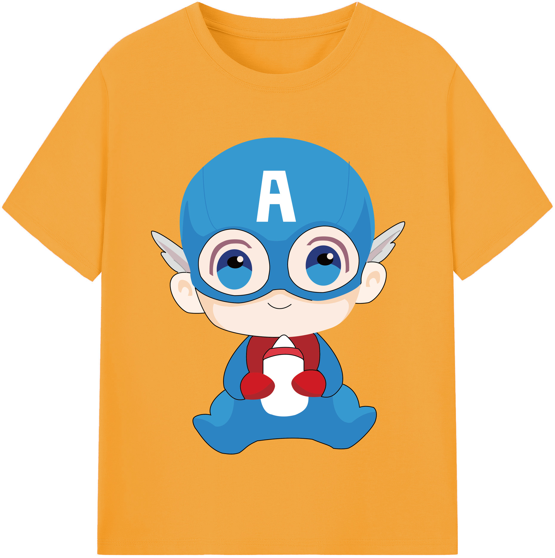 （画像用） アベンジャーズ The Avengers 綿100％半袖Tシャツ（フロントプリント）