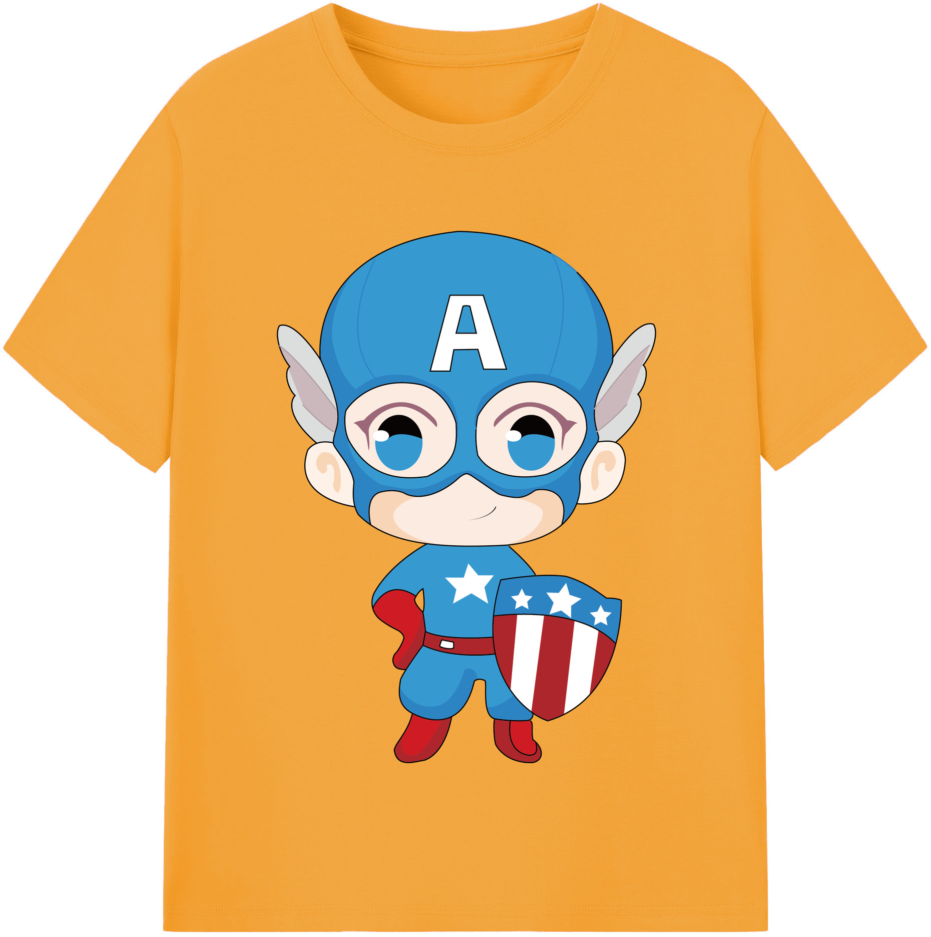 （画像用） アベンジャーズ The Avengers 綿100％半袖Tシャツ（フロントプリント）