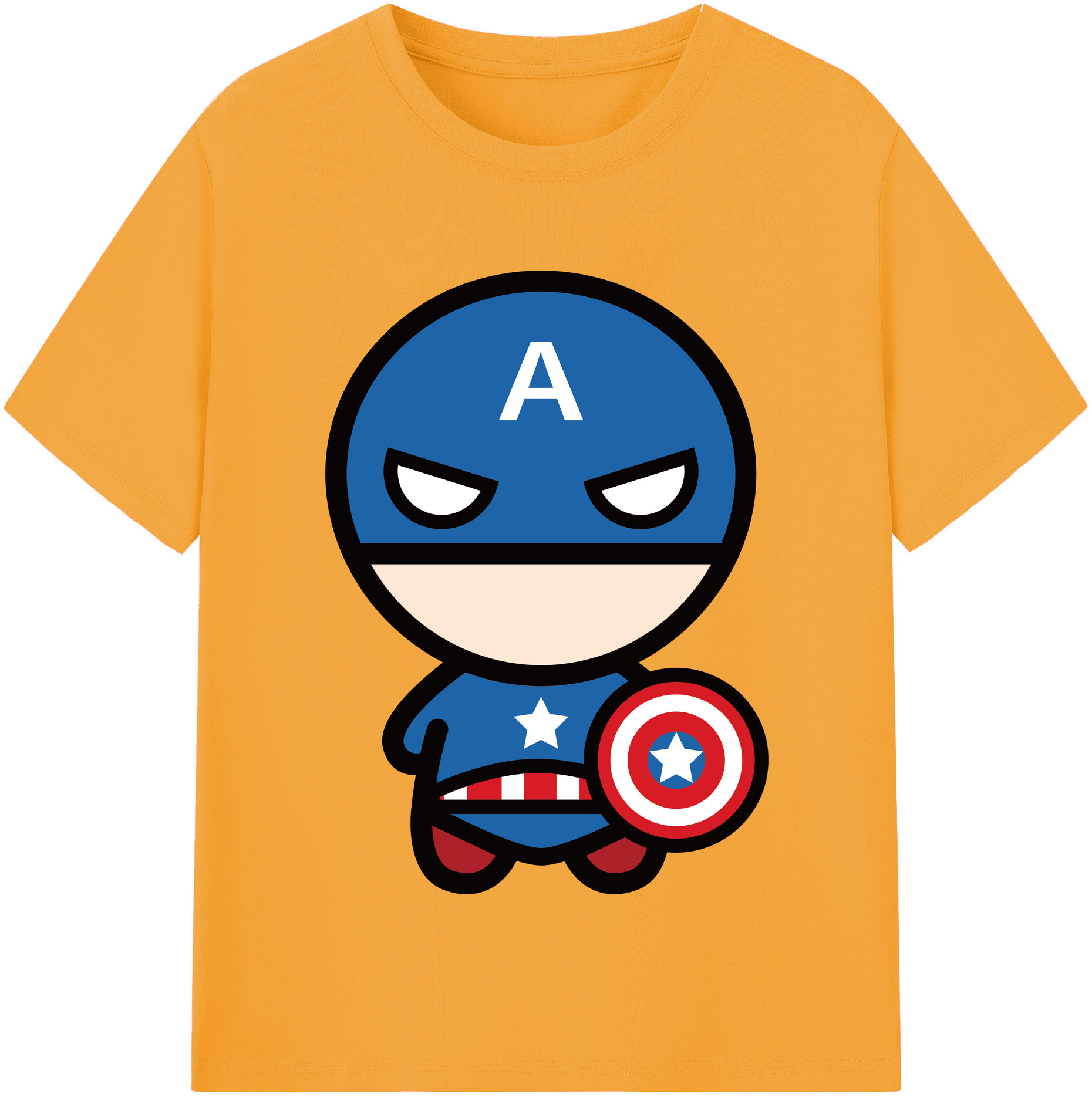 （画像用） アベンジャーズ The Avengers 綿100％半袖Tシャツ（フロントプリント）