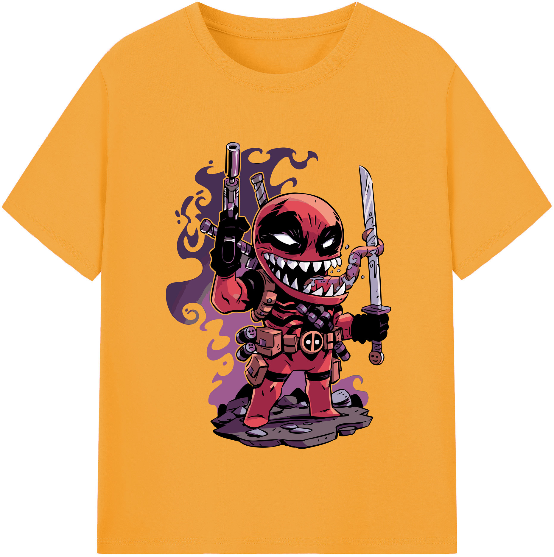 （画像用） アベンジャーズ The Avengers 綿100％半袖Tシャツ（フロントプリント）