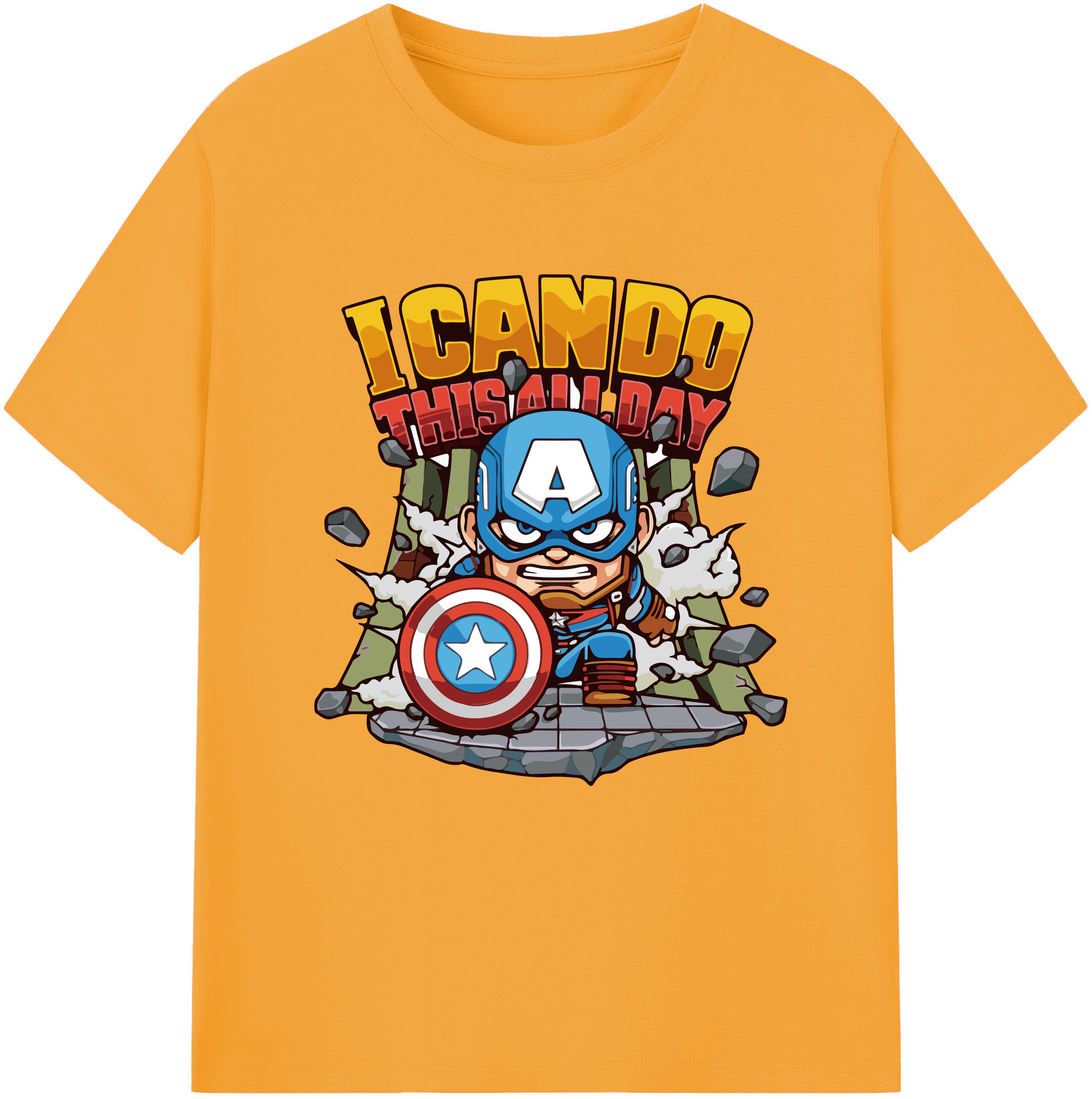 （画像用） アベンジャーズ The Avengers 綿100％半袖Tシャツ（フロントプリント）
