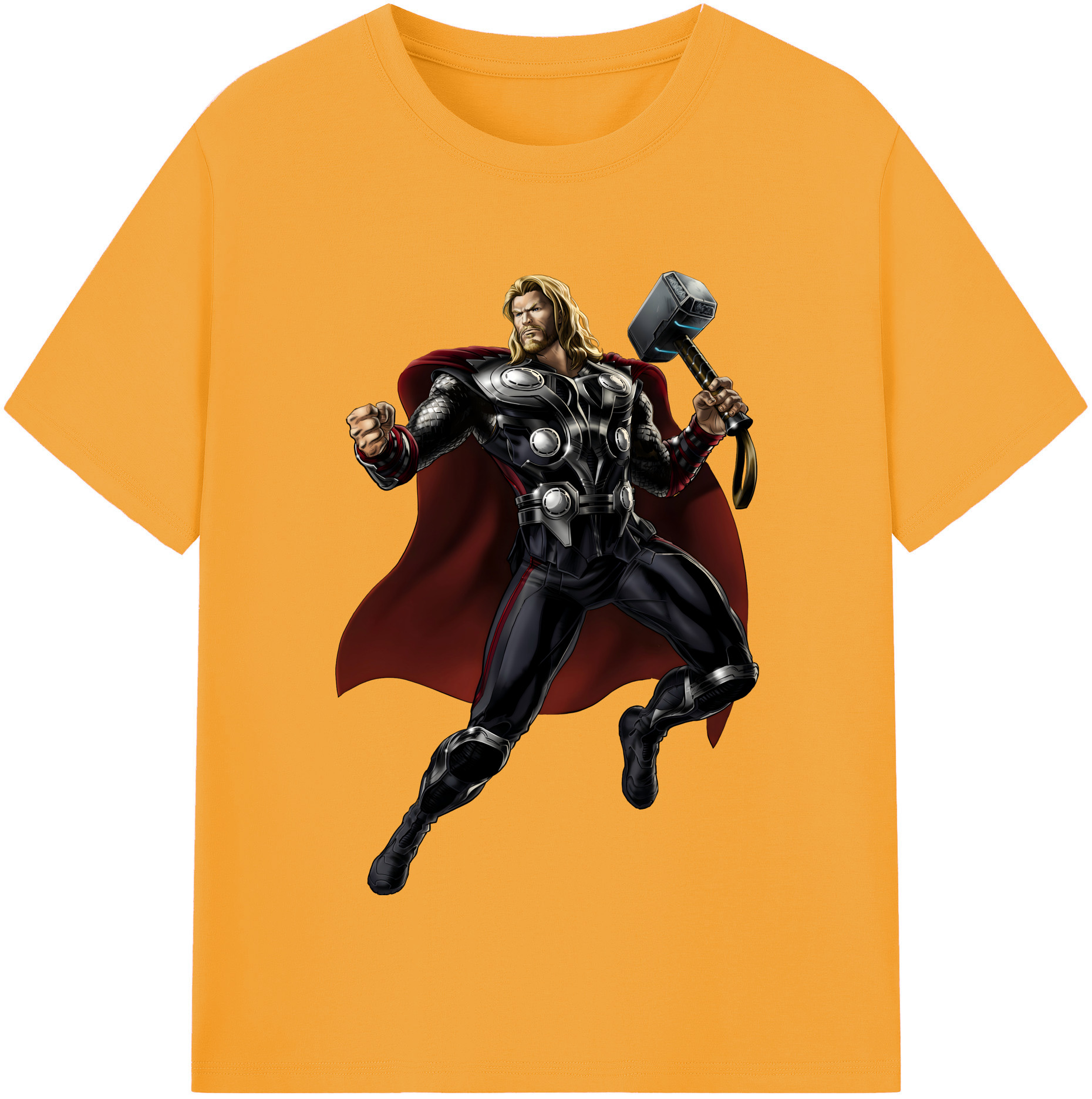 （画像用） アベンジャーズ The Avengers 綿100％半袖Tシャツ（フロントプリント）