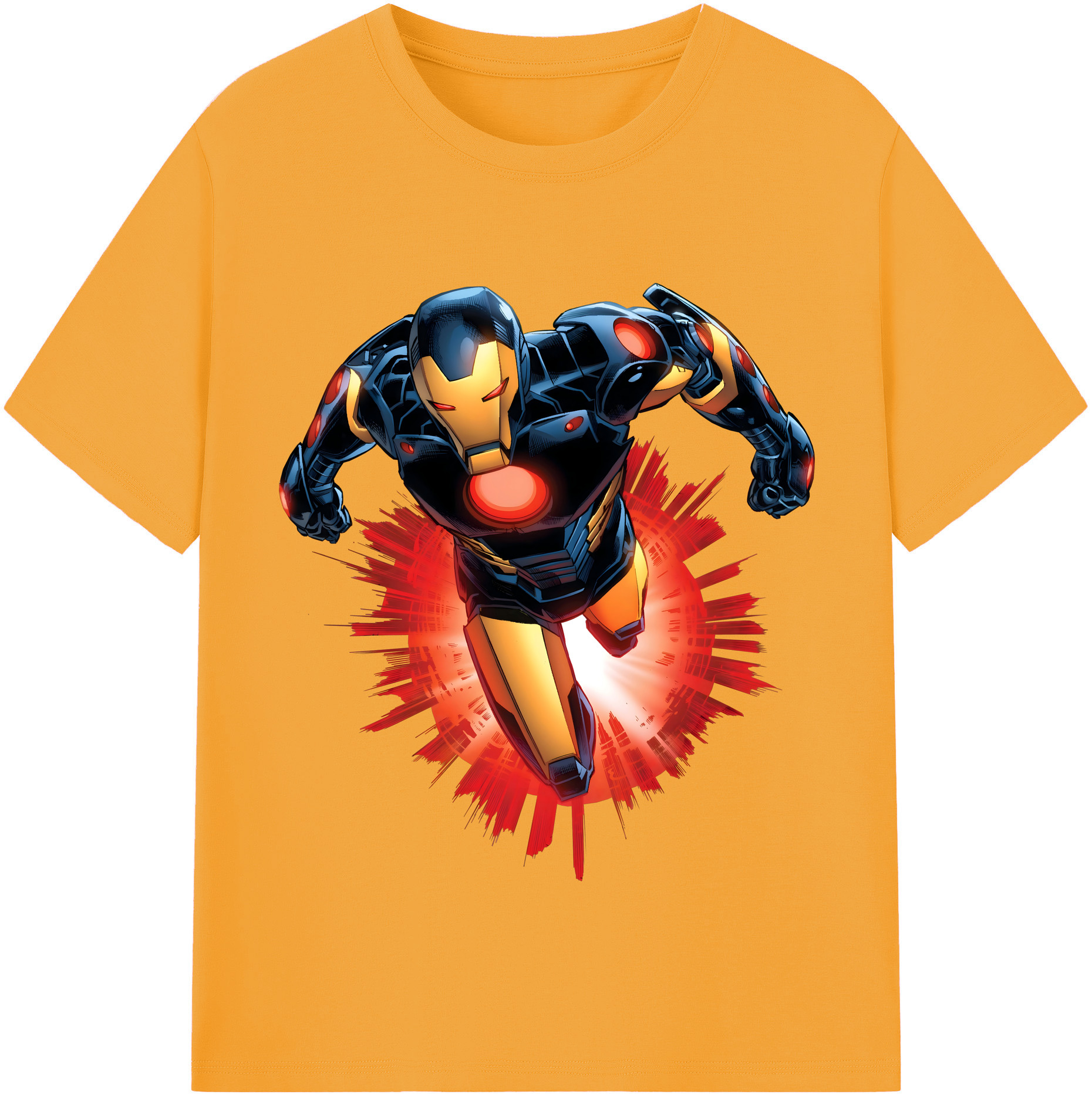 （画像用） アベンジャーズ The Avengers 綿100％半袖Tシャツ（フロントプリント）