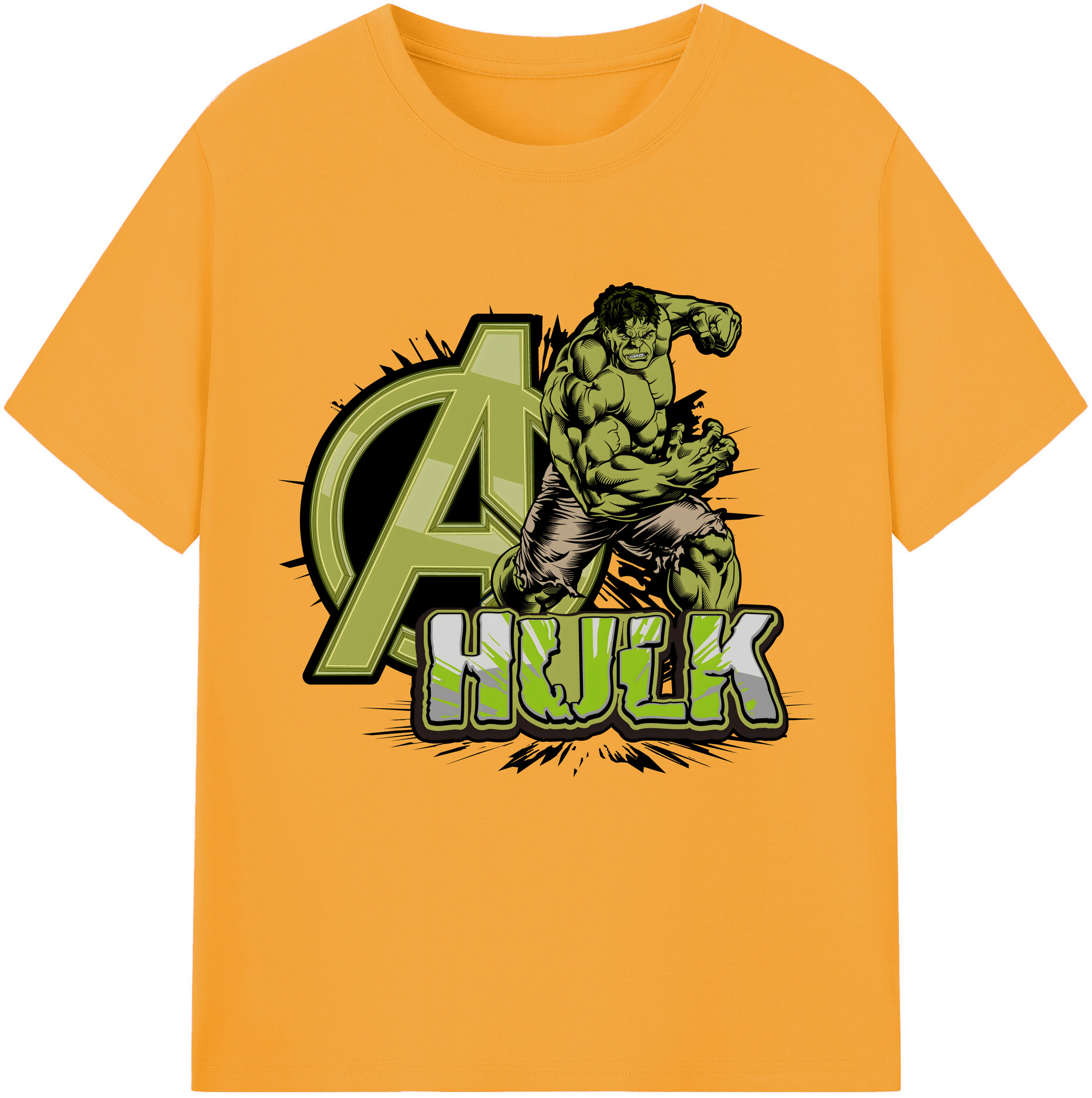 （画像用） アベンジャーズ The Avengers 綿100％半袖Tシャツ（フロントプリント）