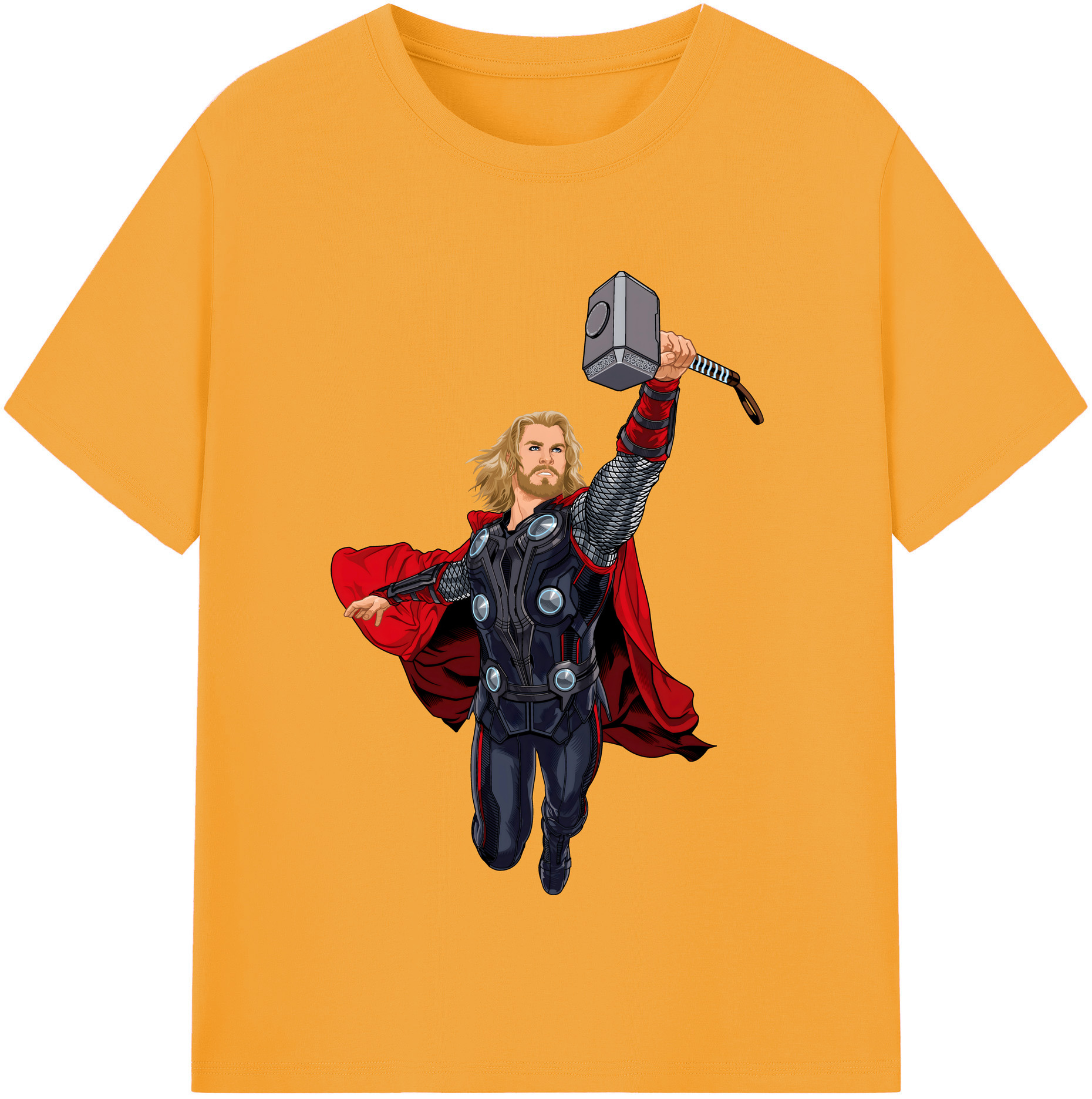 （画像用） アベンジャーズ The Avengers 綿100％半袖Tシャツ（フロントプリント）