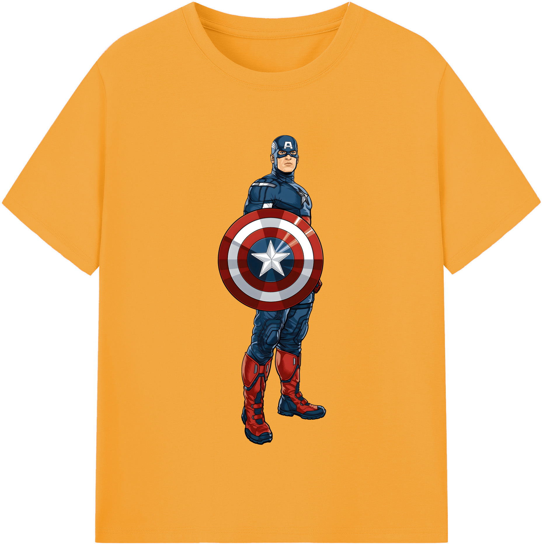 （画像用） アベンジャーズ The Avengers 綿100％半袖Tシャツ（フロントプリント）