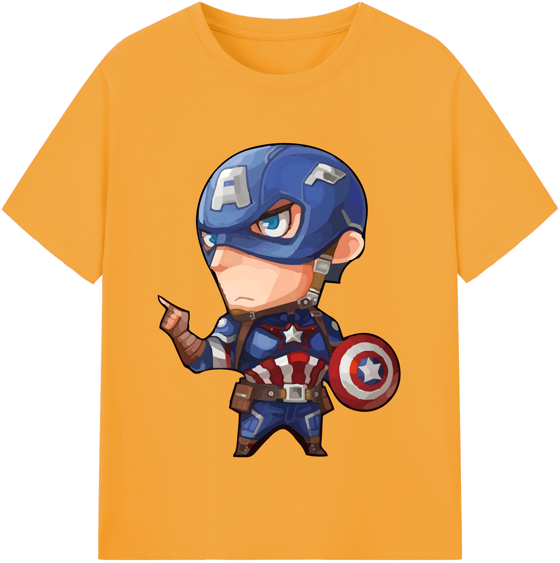 （画像用） アベンジャーズ The Avengers 綿100％半袖Tシャツ（フロントプリント）