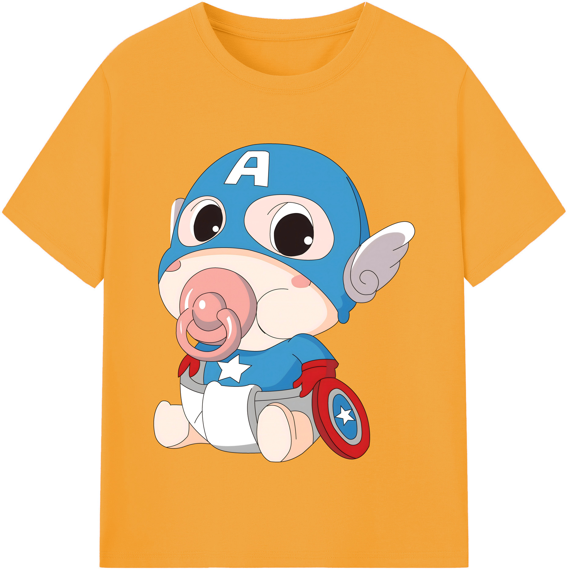 （画像用） アベンジャーズ The Avengers 綿100％半袖Tシャツ（フロントプリント）