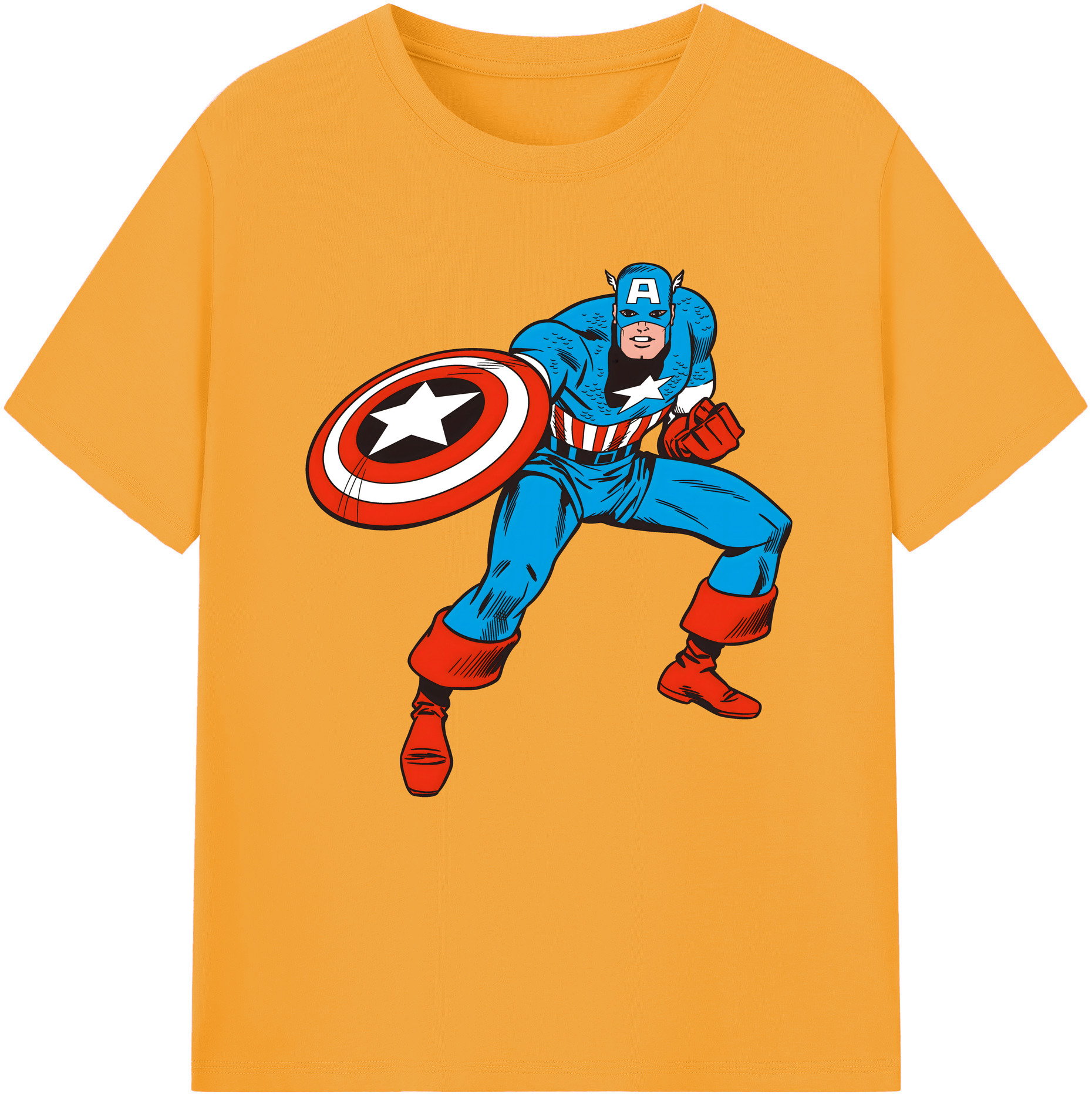 （画像用） アベンジャーズ The Avengers 綿100％半袖Tシャツ（フロントプリント）