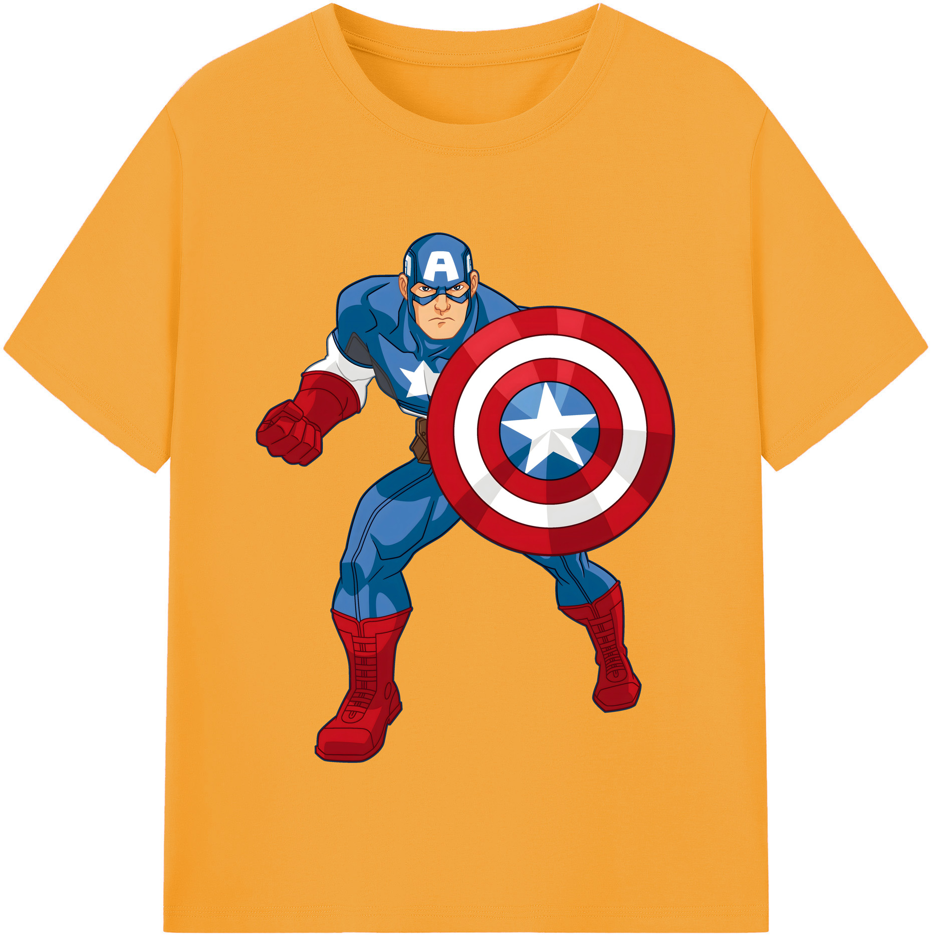 （画像用） アベンジャーズ The Avengers 綿100％半袖Tシャツ（フロントプリント）