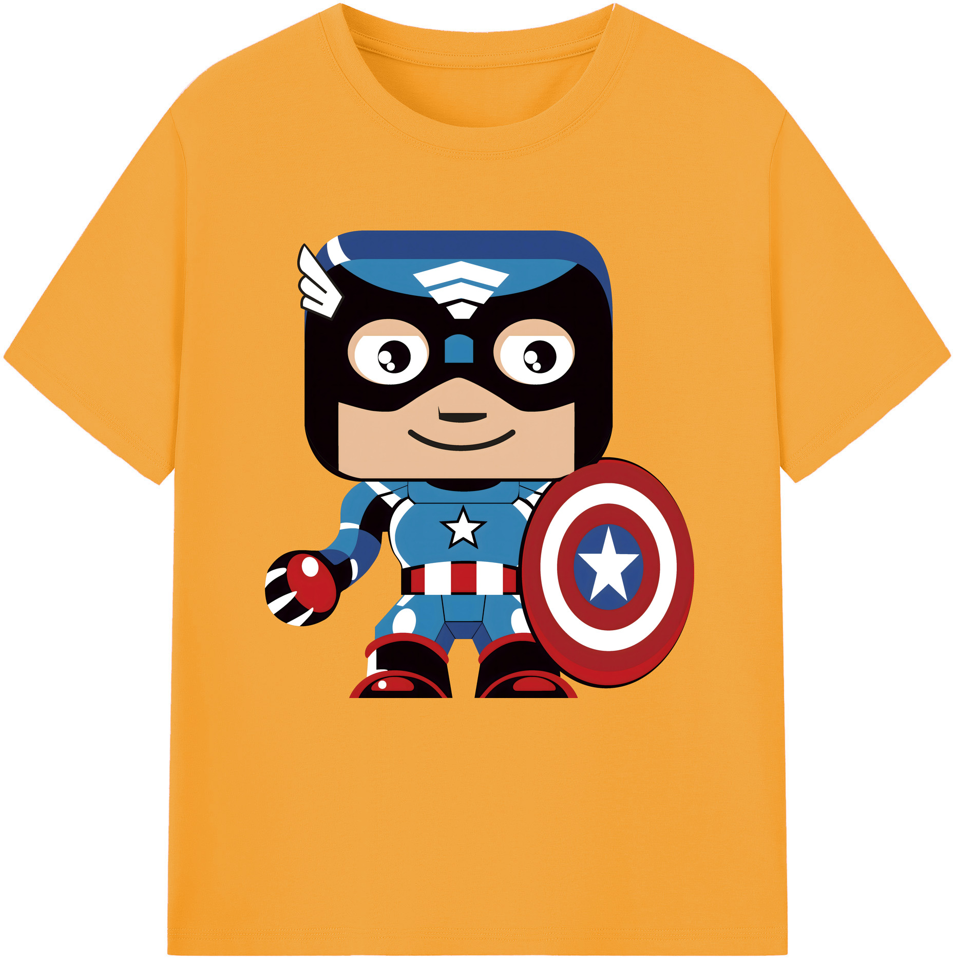 （画像用） アベンジャーズ The Avengers 綿100％半袖Tシャツ（フロントプリント）