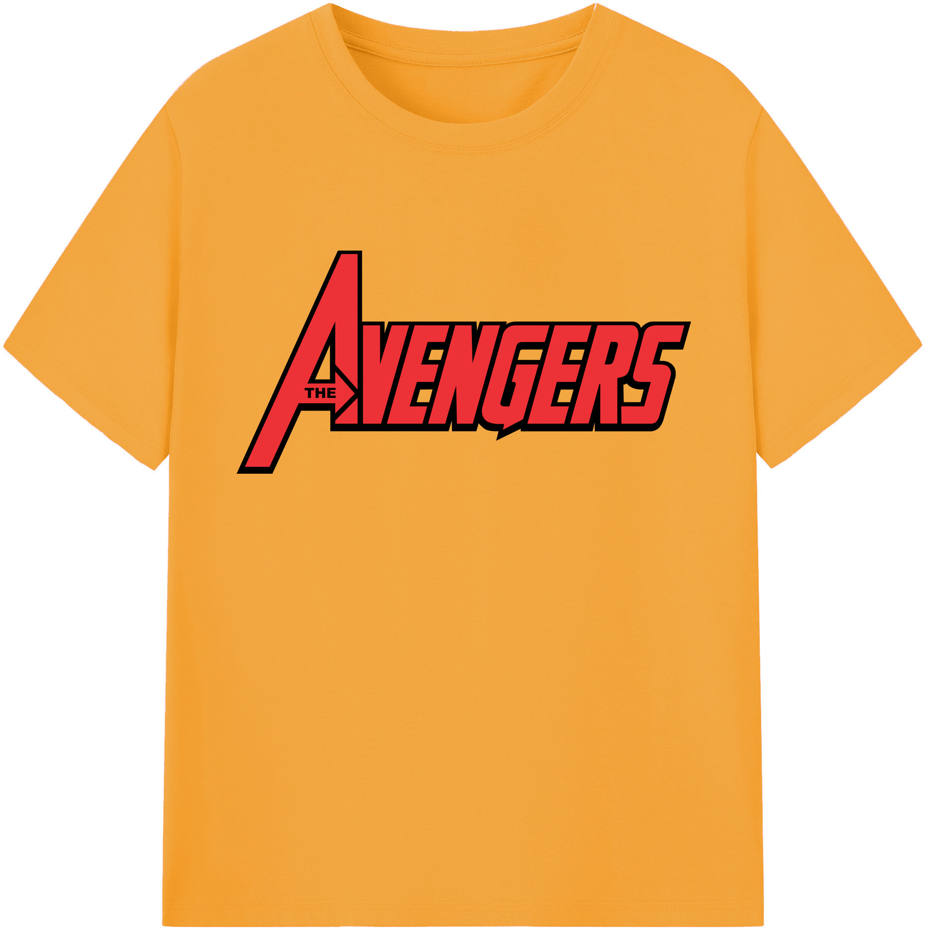 （画像用） アベンジャーズ The Avengers 綿100％半袖Tシャツ（フロントプリント）