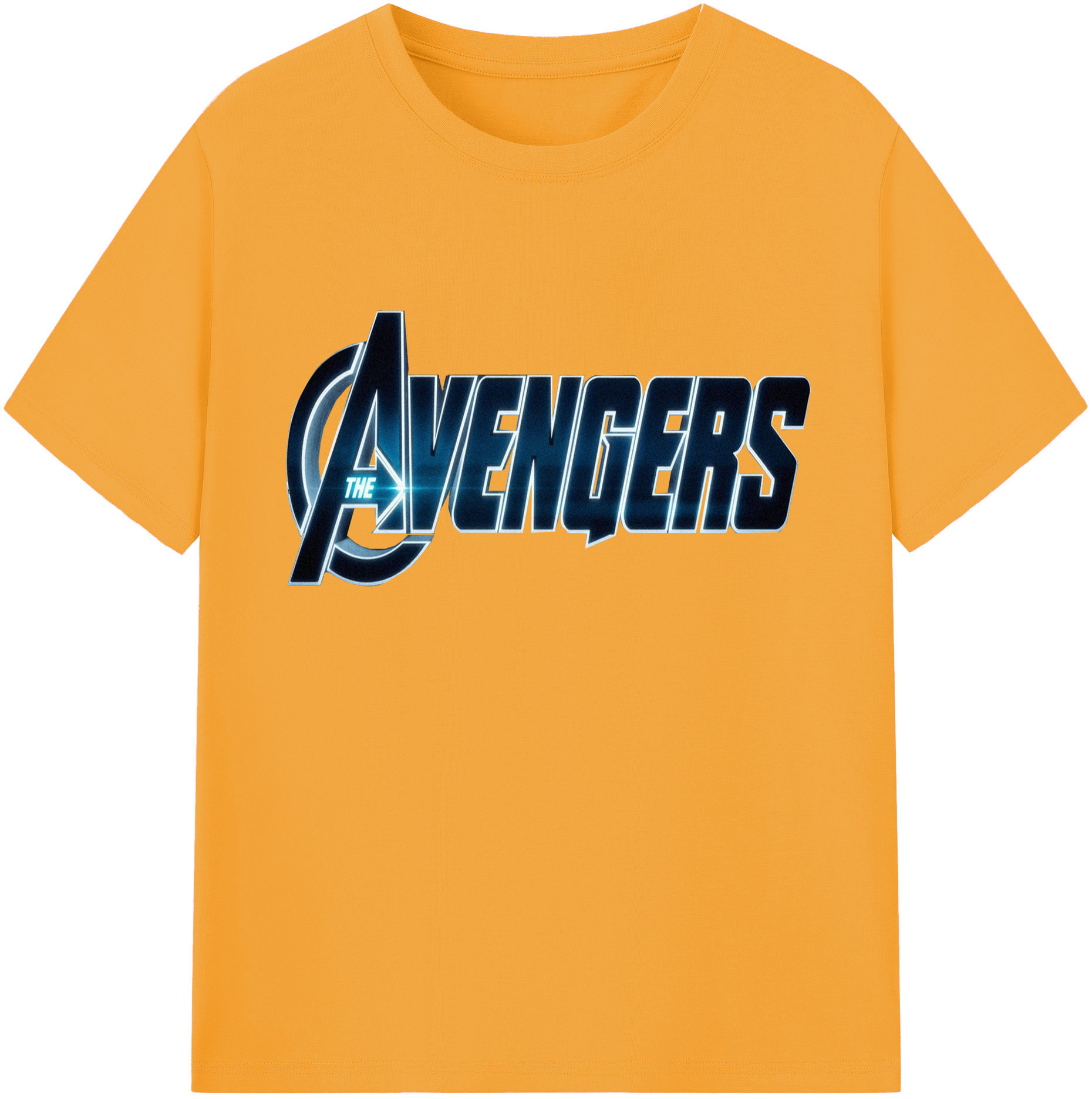 （画像用） アベンジャーズ The Avengers 綿100％半袖Tシャツ（フロントプリント）