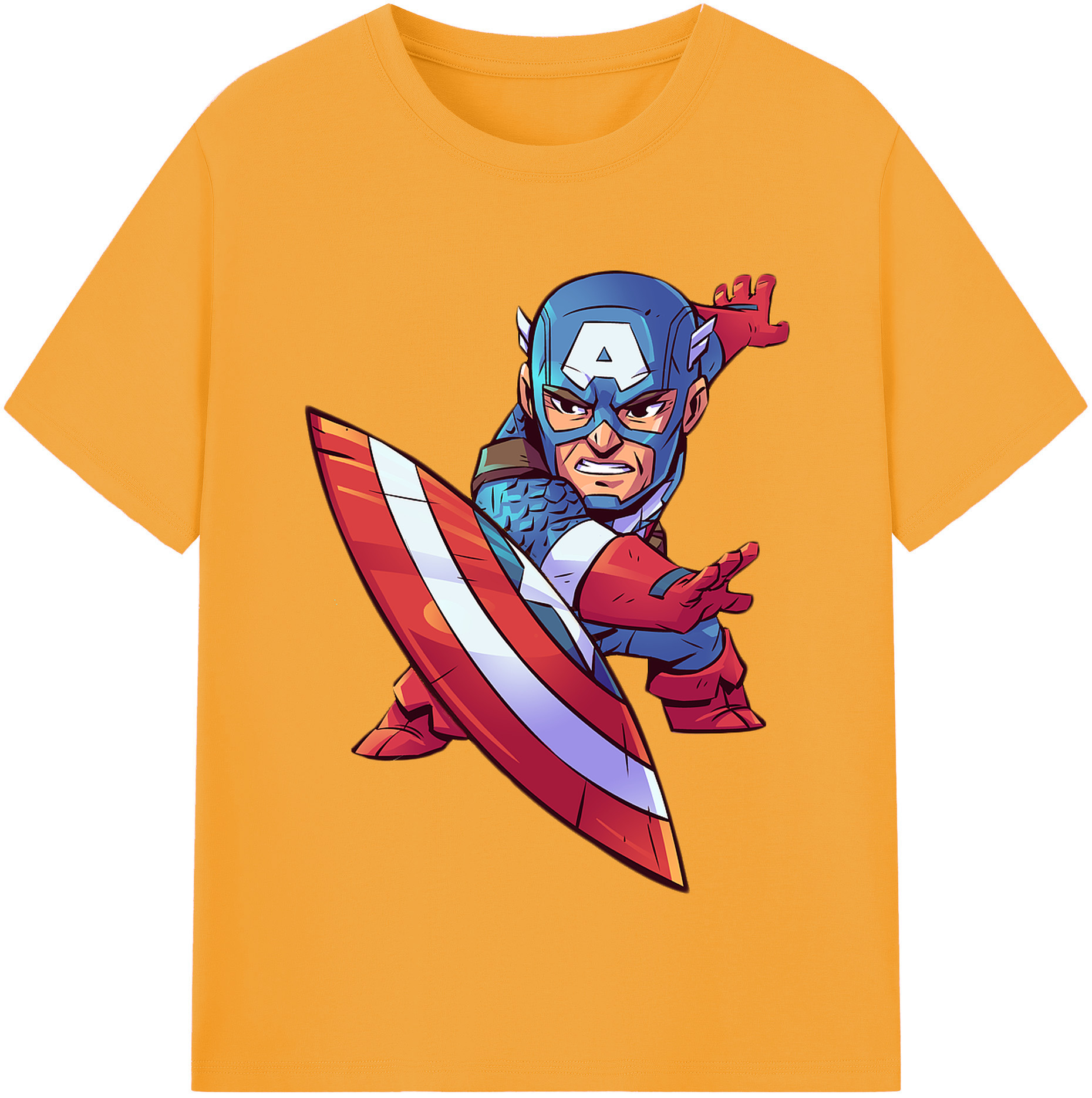 （画像用） アベンジャーズ The Avengers 綿100％半袖Tシャツ（フロントプリント）