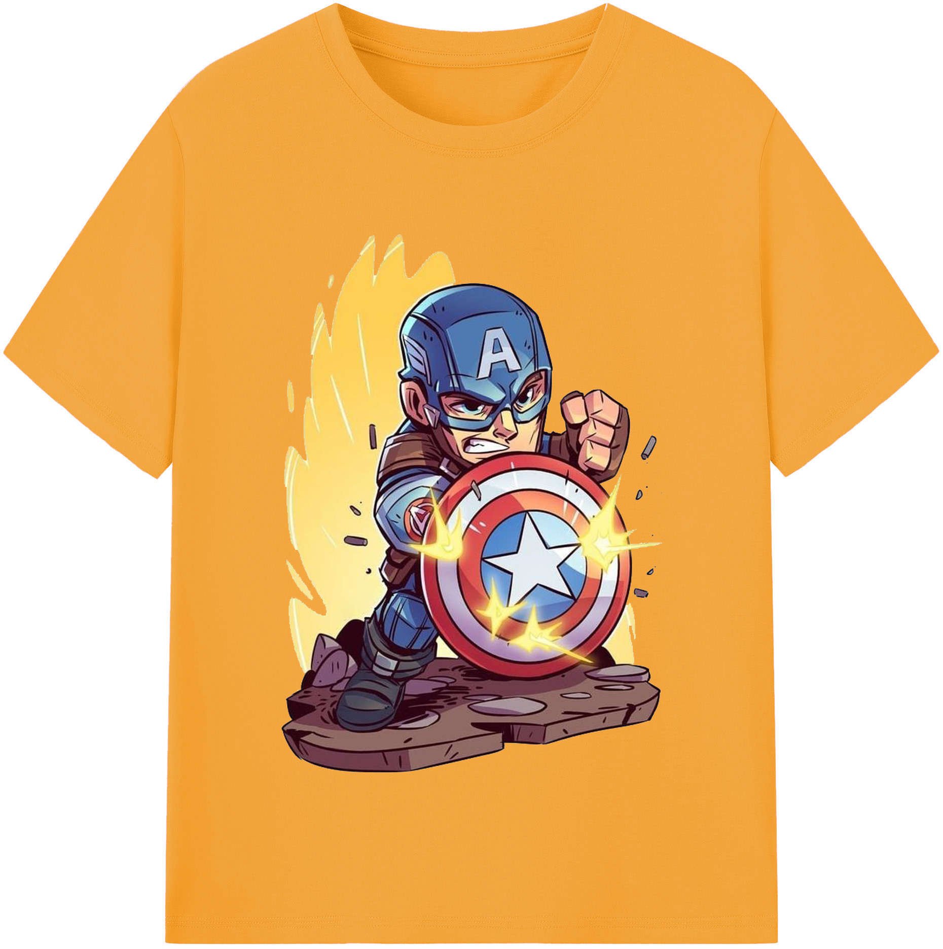 （画像用） アベンジャーズ The Avengers 綿100％半袖Tシャツ（フロントプリント）