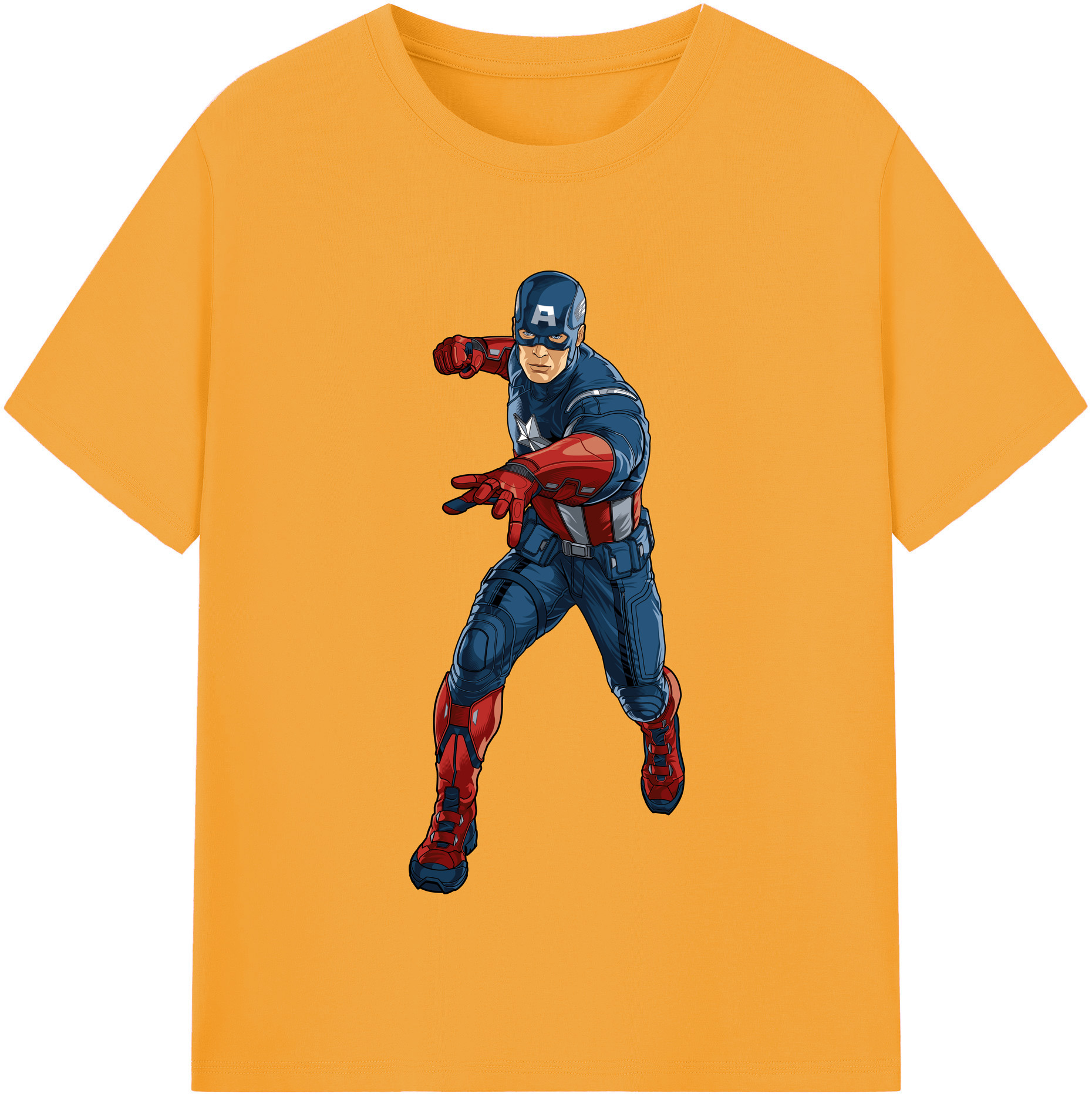 （画像用） アベンジャーズ The Avengers 綿100％半袖Tシャツ（フロントプリント）