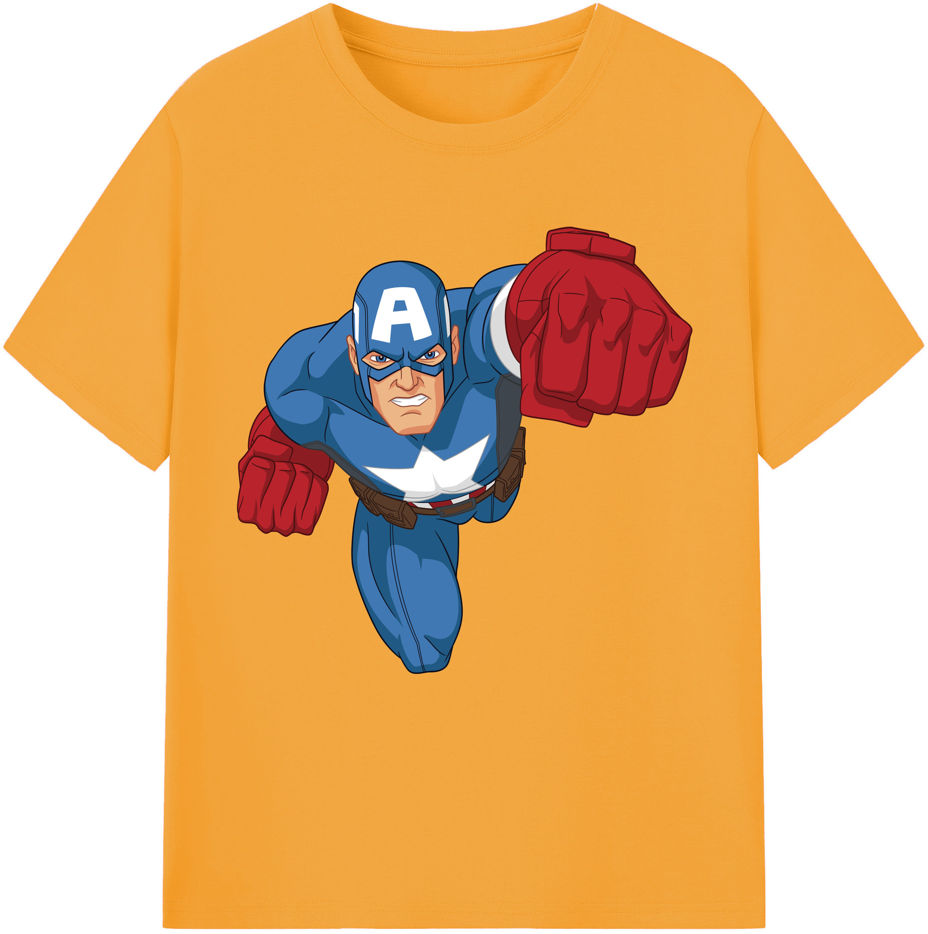 （画像用） アベンジャーズ The Avengers 綿100％半袖Tシャツ（フロントプリント）