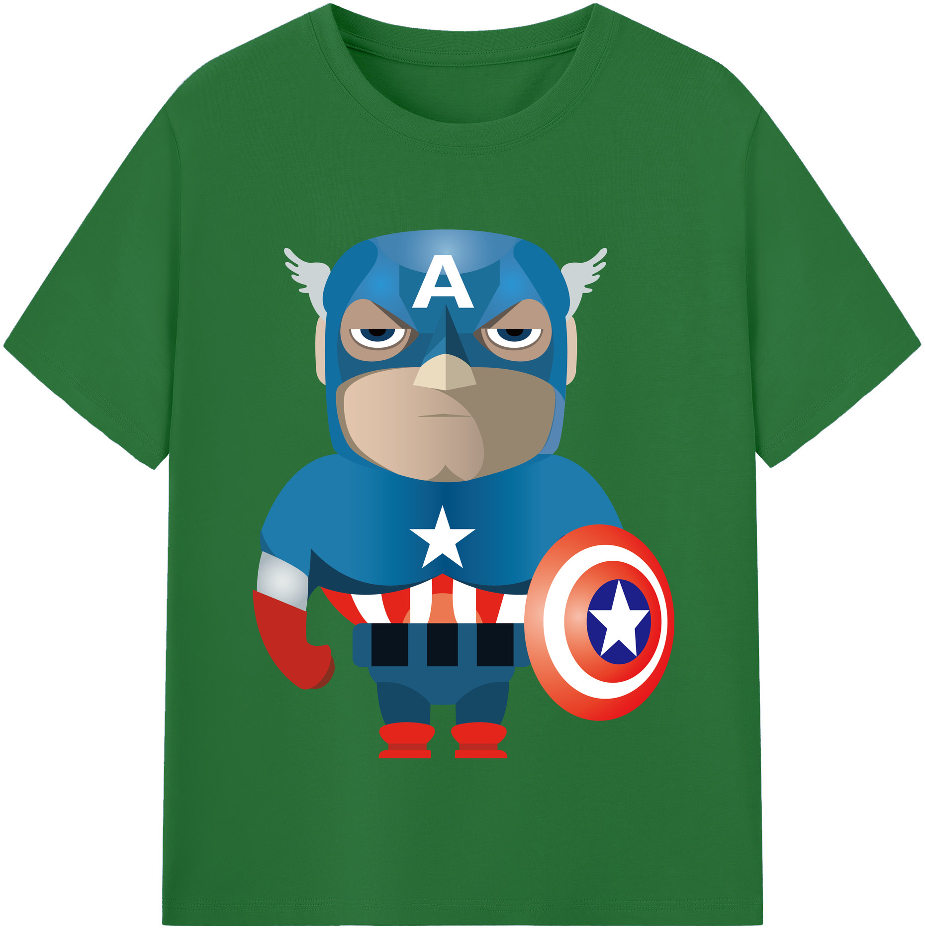 （画像用） アベンジャーズ The Avengers 綿100％半袖Tシャツ（フロントプリント）