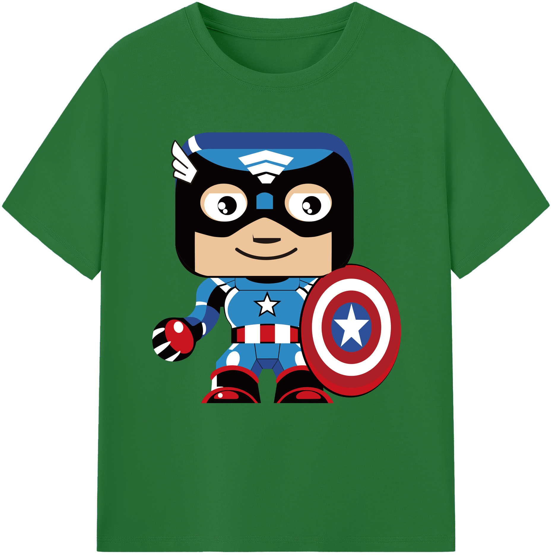 （画像用） アベンジャーズ The Avengers 綿100％半袖Tシャツ（フロントプリント）