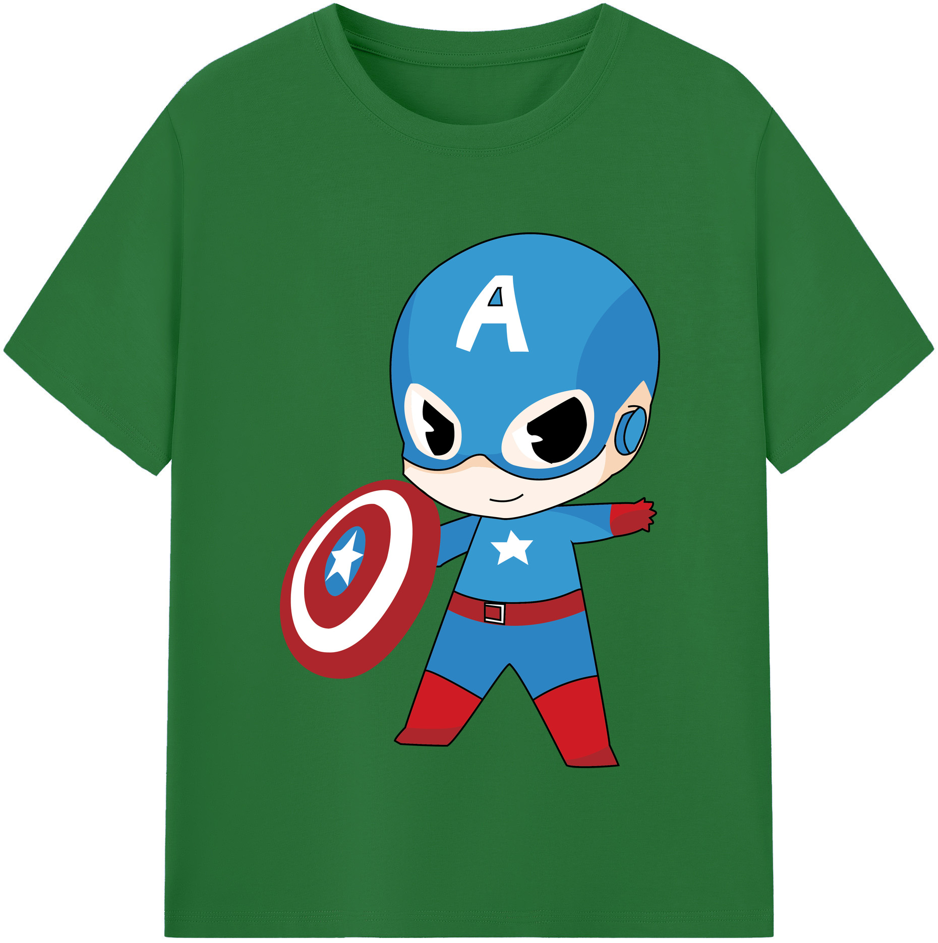 （画像用） アベンジャーズ The Avengers 綿100％半袖Tシャツ（フロントプリント）