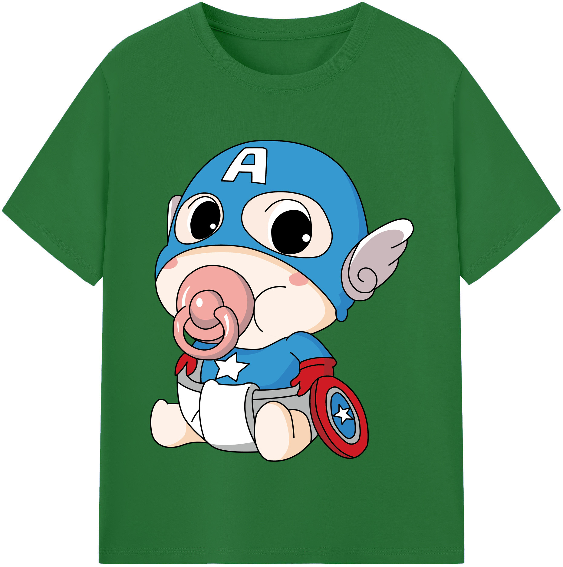 （画像用） アベンジャーズ The Avengers 綿100％半袖Tシャツ（フロントプリント）