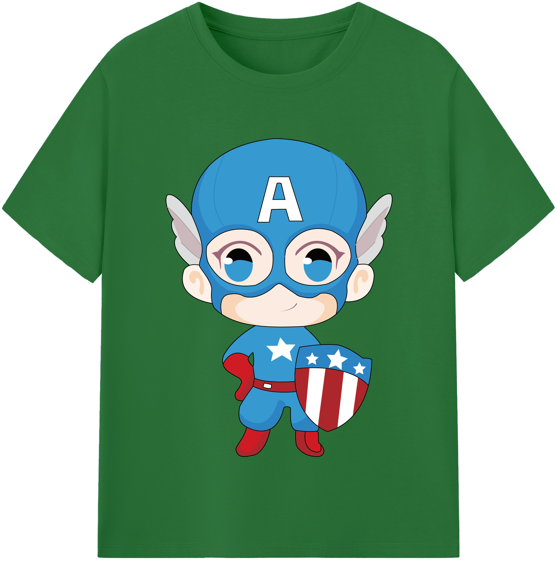 （画像用） アベンジャーズ The Avengers 綿100％半袖Tシャツ（フロントプリント）