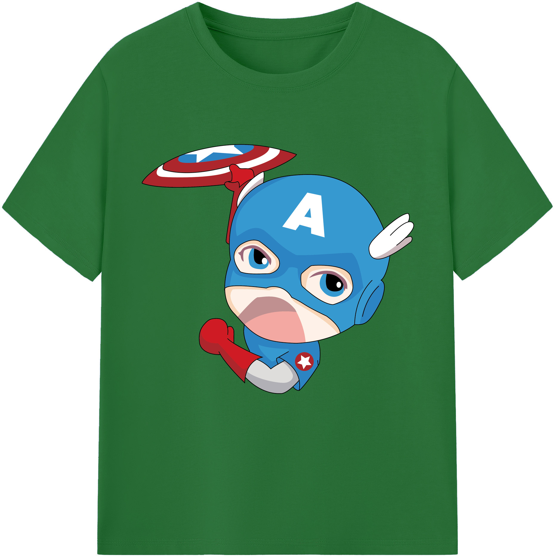 （画像用） アベンジャーズ The Avengers 綿100％半袖Tシャツ（フロントプリント）