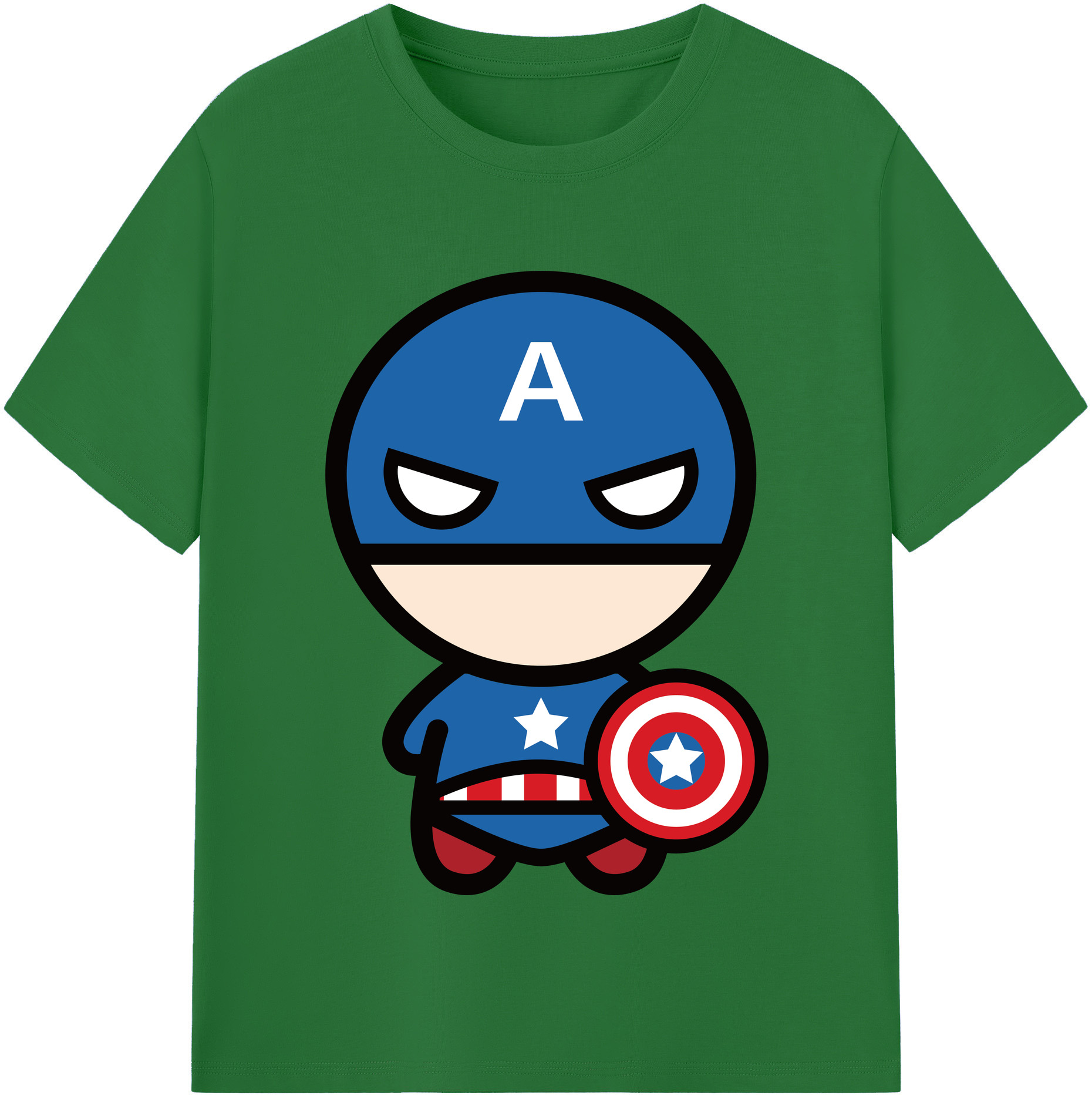 （画像用） アベンジャーズ The Avengers 綿100％半袖Tシャツ（フロントプリント）