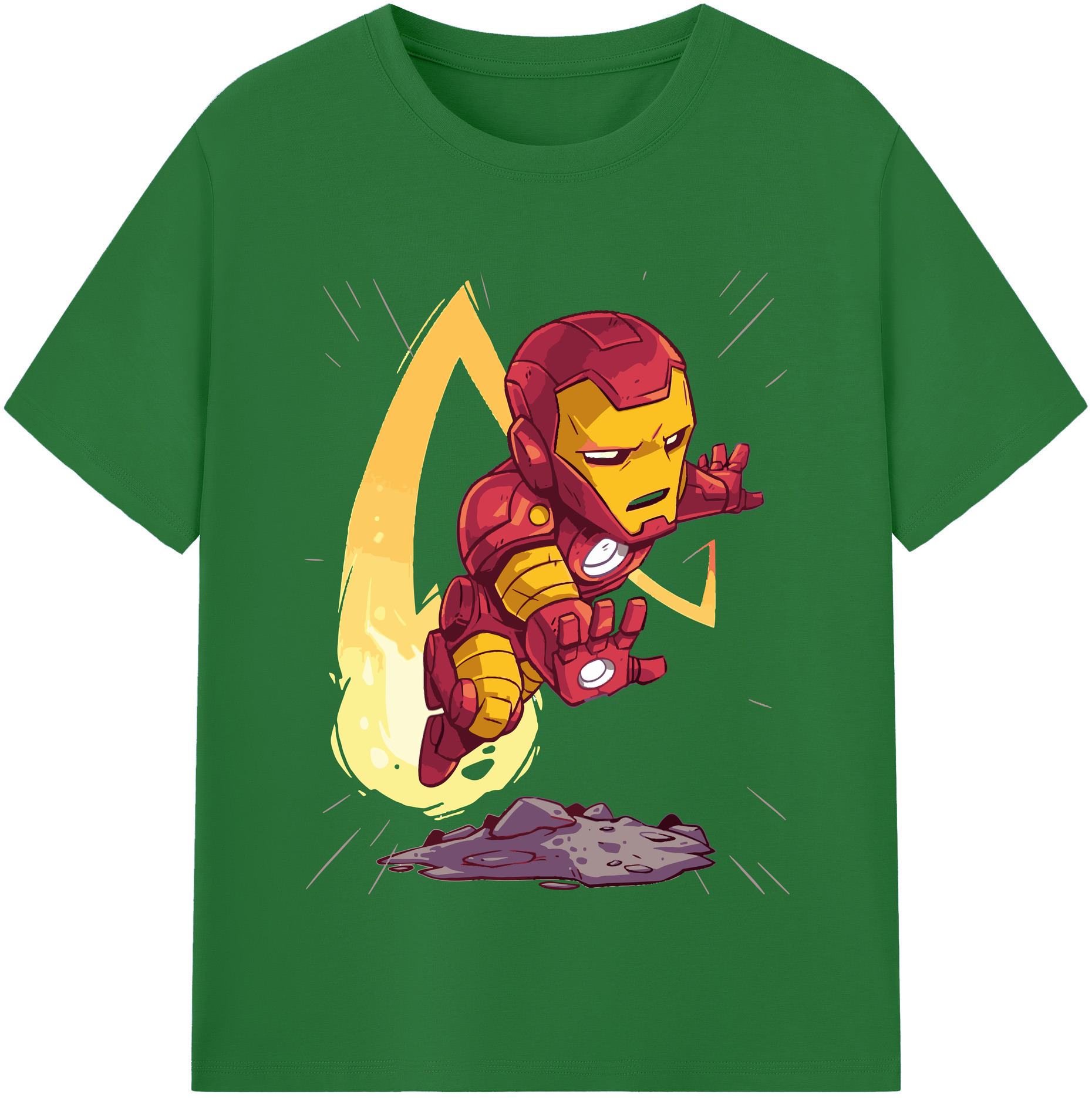 （画像用） アベンジャーズ The Avengers 綿100％半袖Tシャツ（フロントプリント）