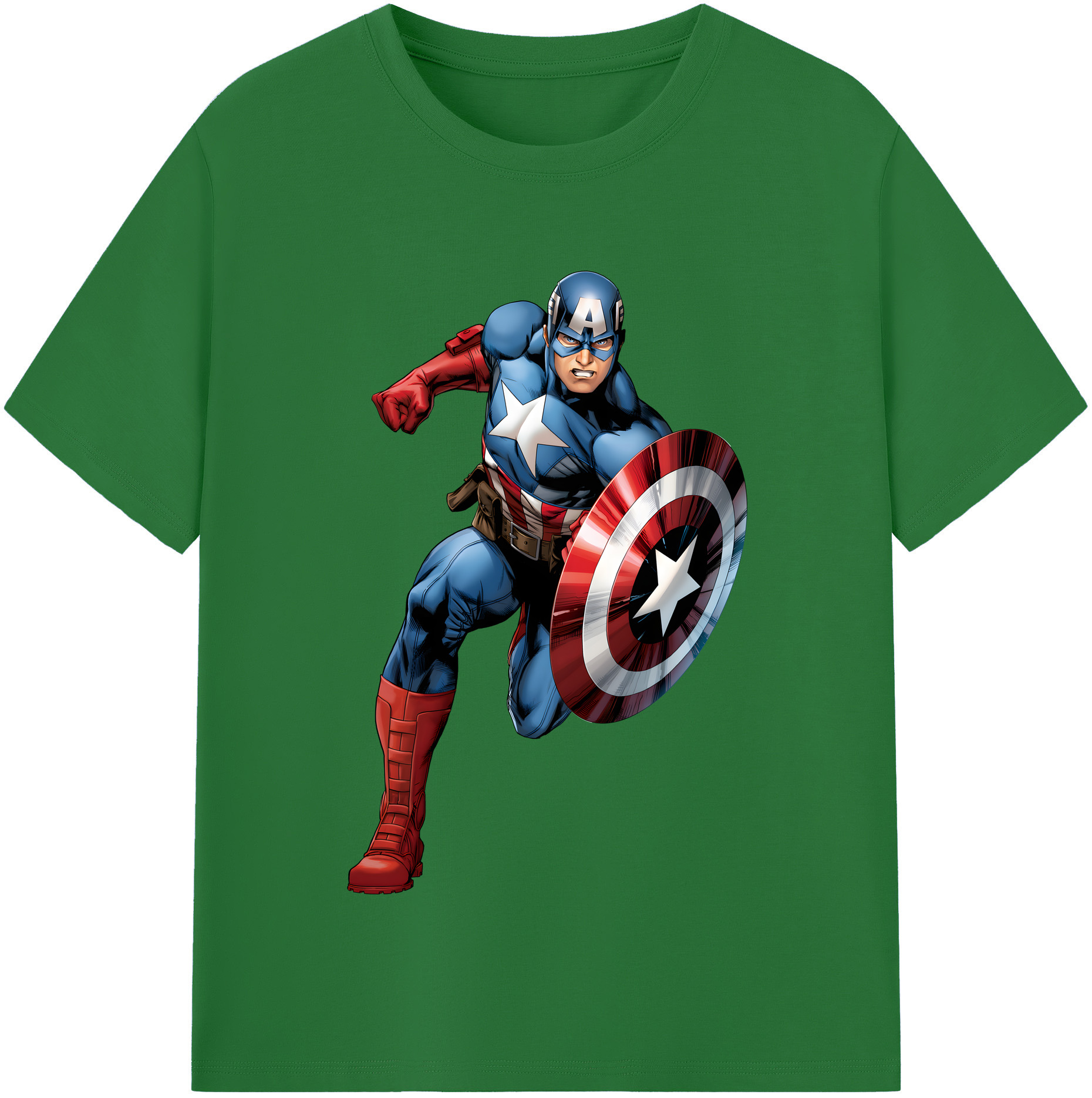 （画像用） アベンジャーズ The Avengers 綿100％半袖Tシャツ（フロントプリント）