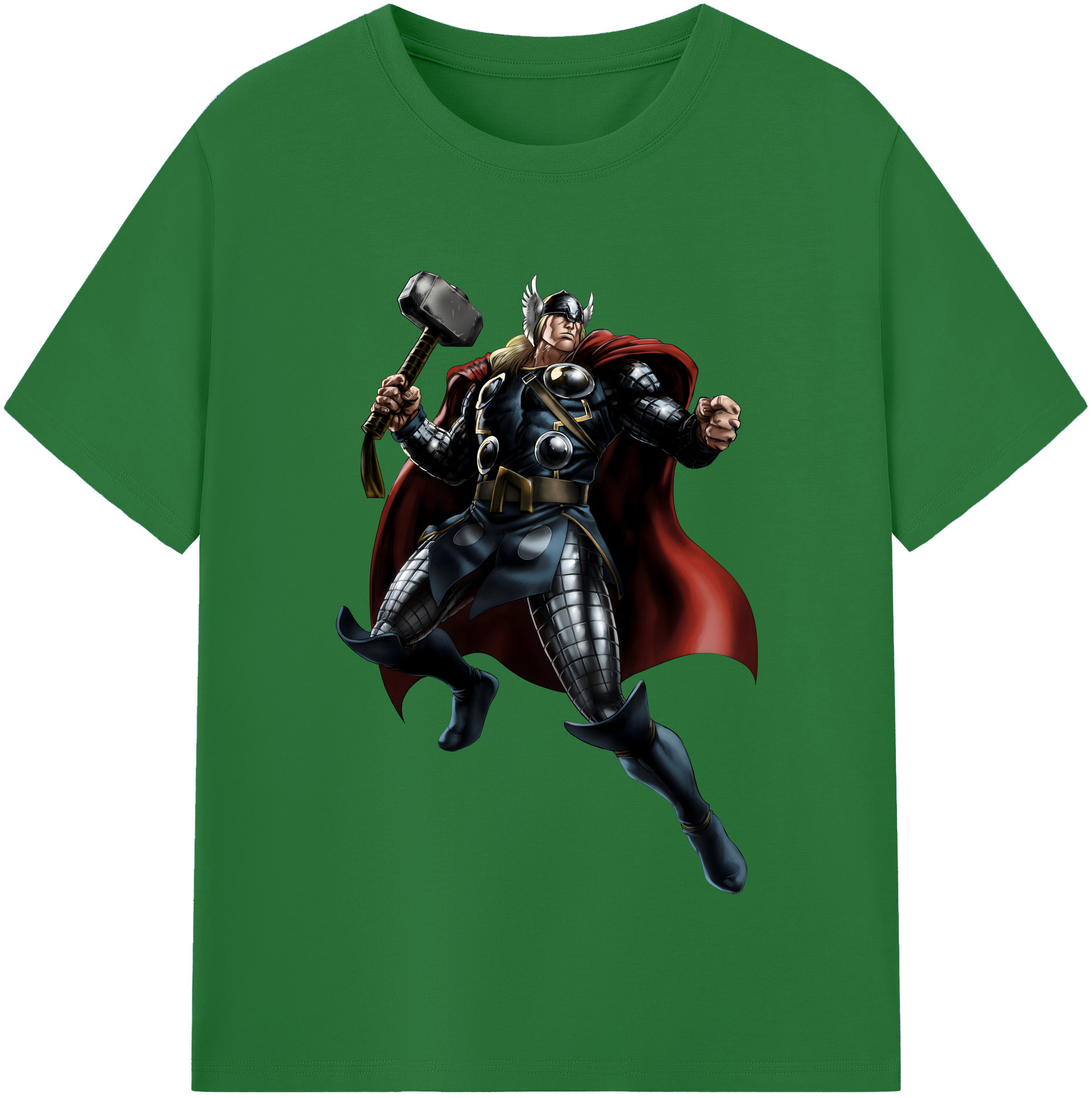 （画像用） アベンジャーズ The Avengers 綿100％半袖Tシャツ（フロントプリント）