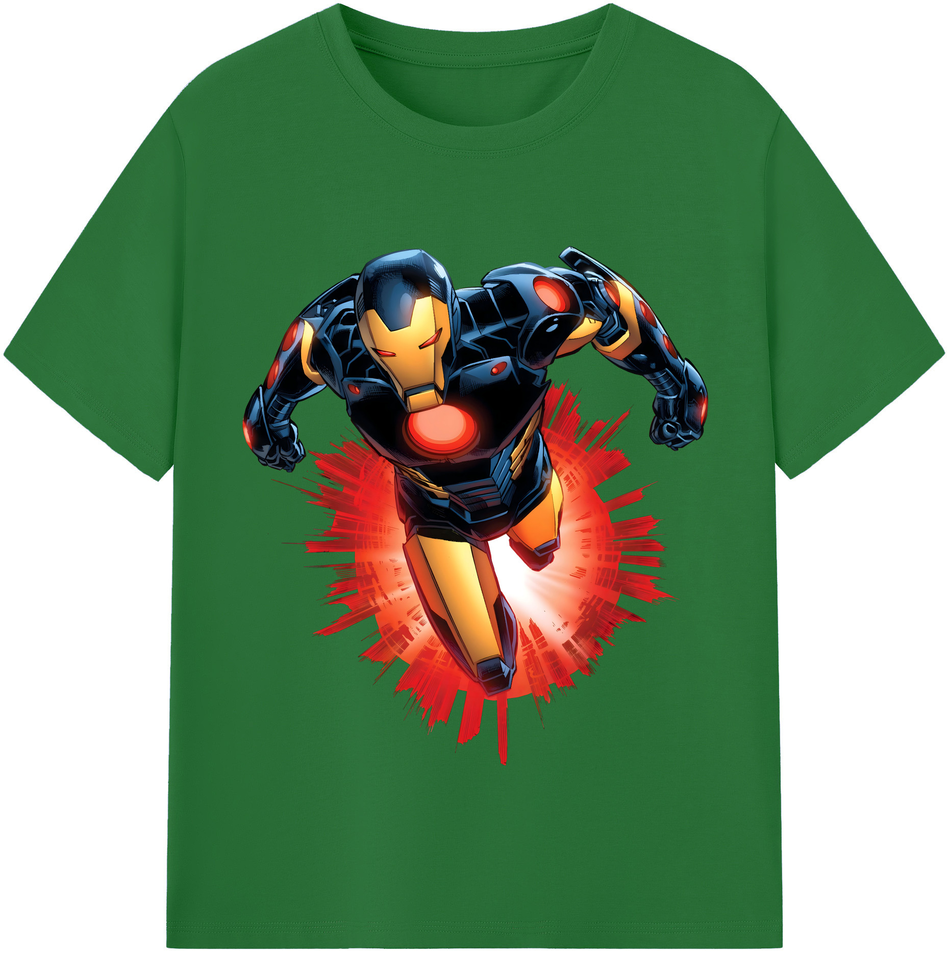 （画像用） アベンジャーズ The Avengers 綿100％半袖Tシャツ（フロントプリント）